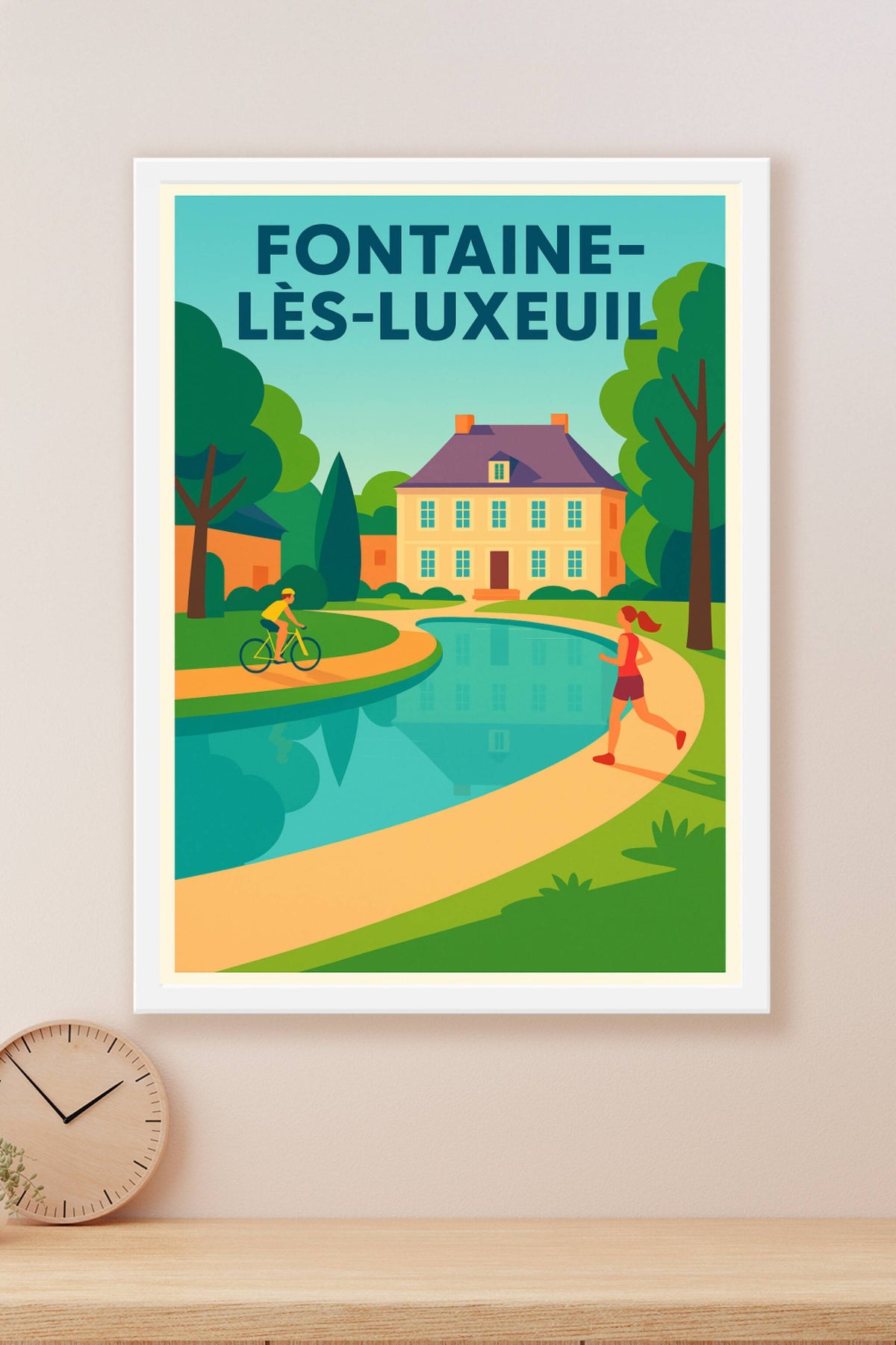 Affiche de Fontaine-lès-Luxeuil - L'élégance d'un havre de nature