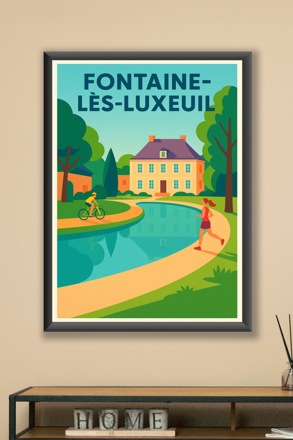 Affiche de Fontaine-lès-Luxeuil - L'élégance d'un havre de nature