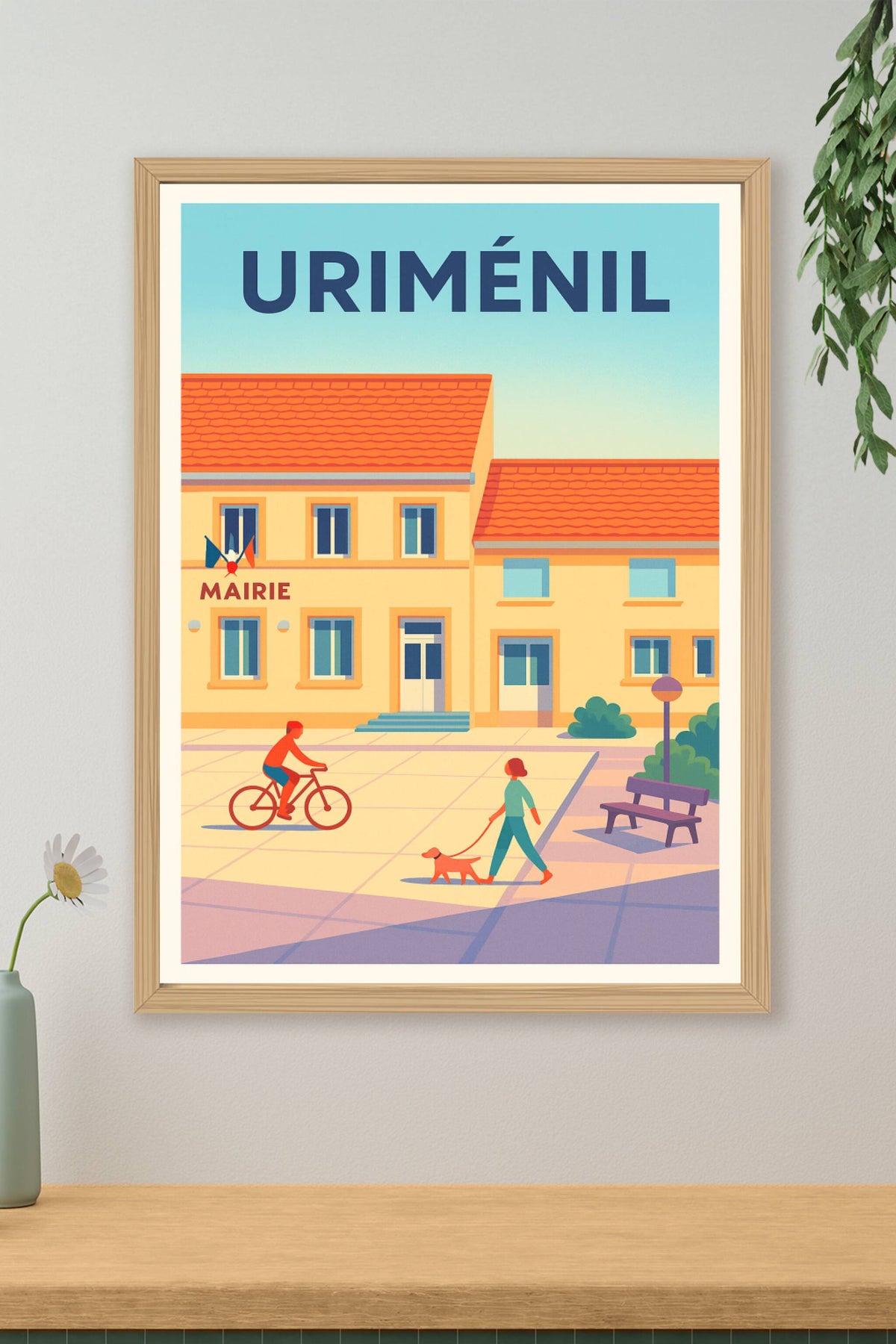Affiche de Uriménil - Charme et douceur de vie au cœur du village