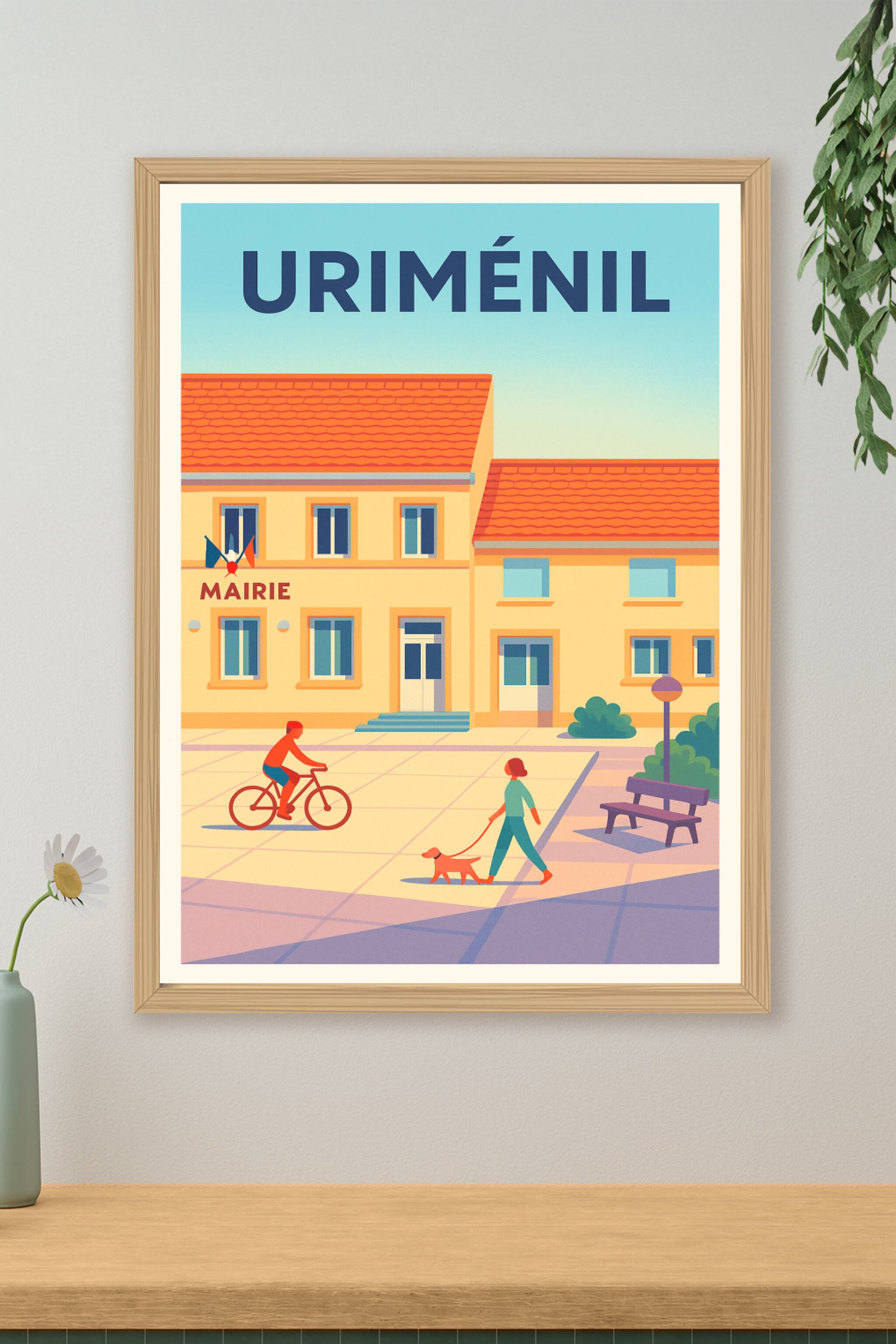 Affiche de Uriménil - Charme et douceur de vie au cœur du village