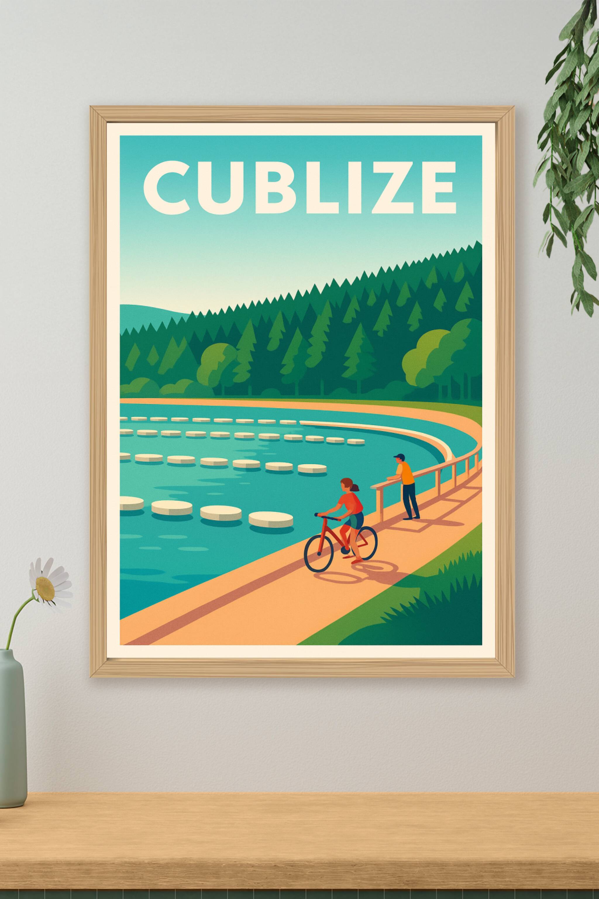 Affiche de Cublize - Escapade nature au bord de l'eau