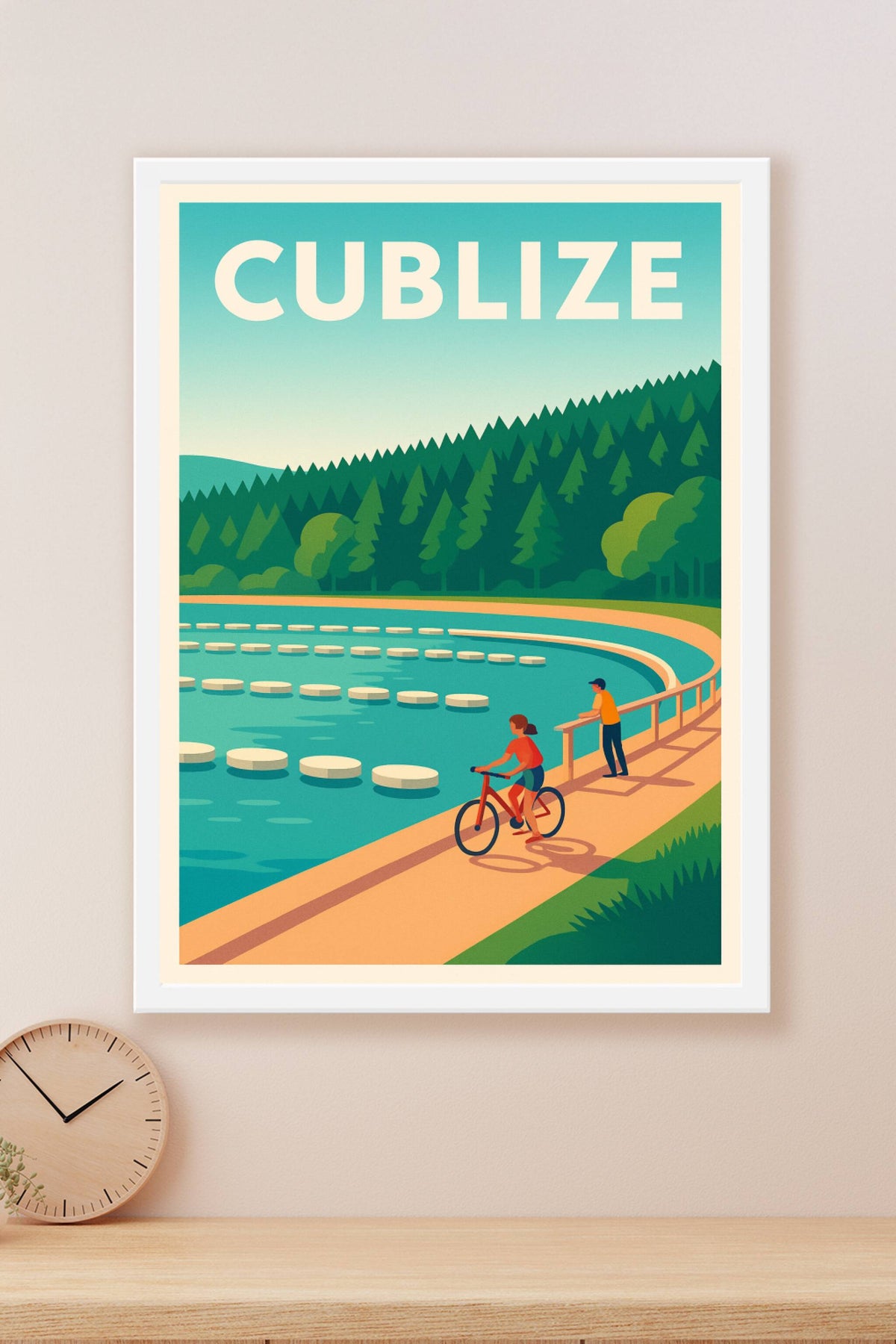 Affiche de Cublize - Escapade nature au bord de l'eau