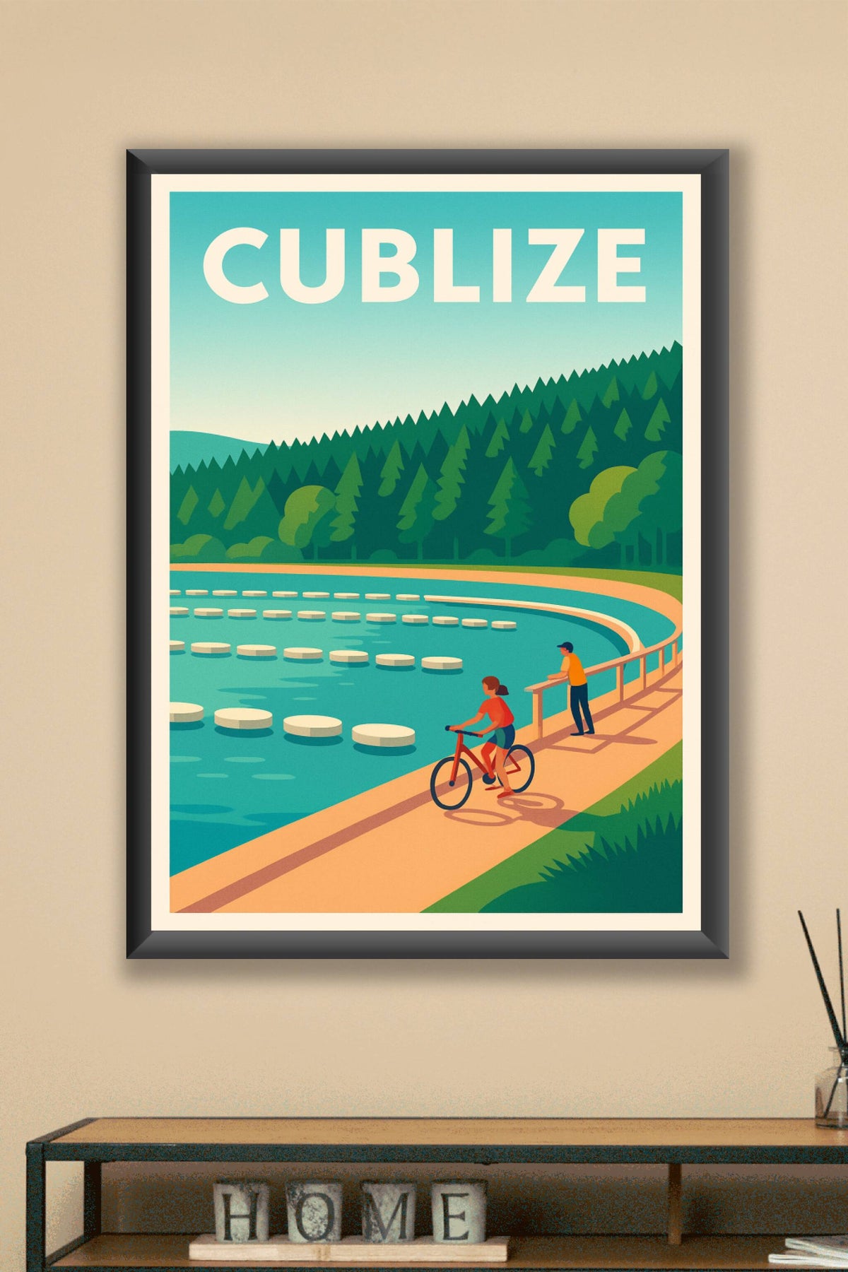 Affiche de Cublize - Escapade nature au bord de l'eau