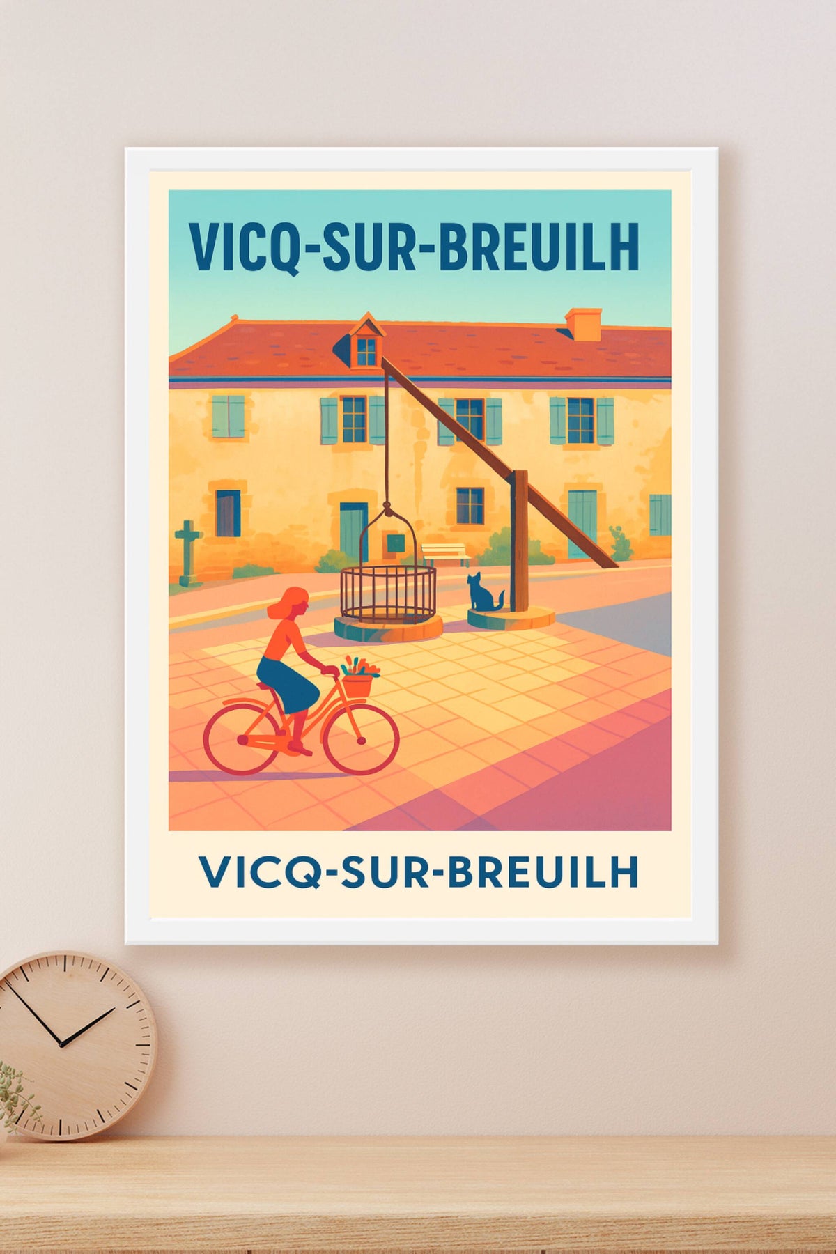 Affiche de Vicq-sur-Breuilh - Charme et douceur d'une place typique