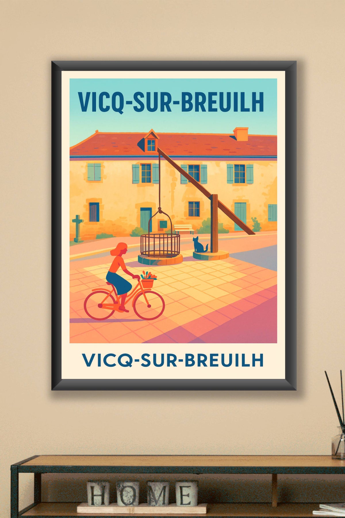 Affiche de Vicq-sur-Breuilh - Charme et douceur d'une place typique