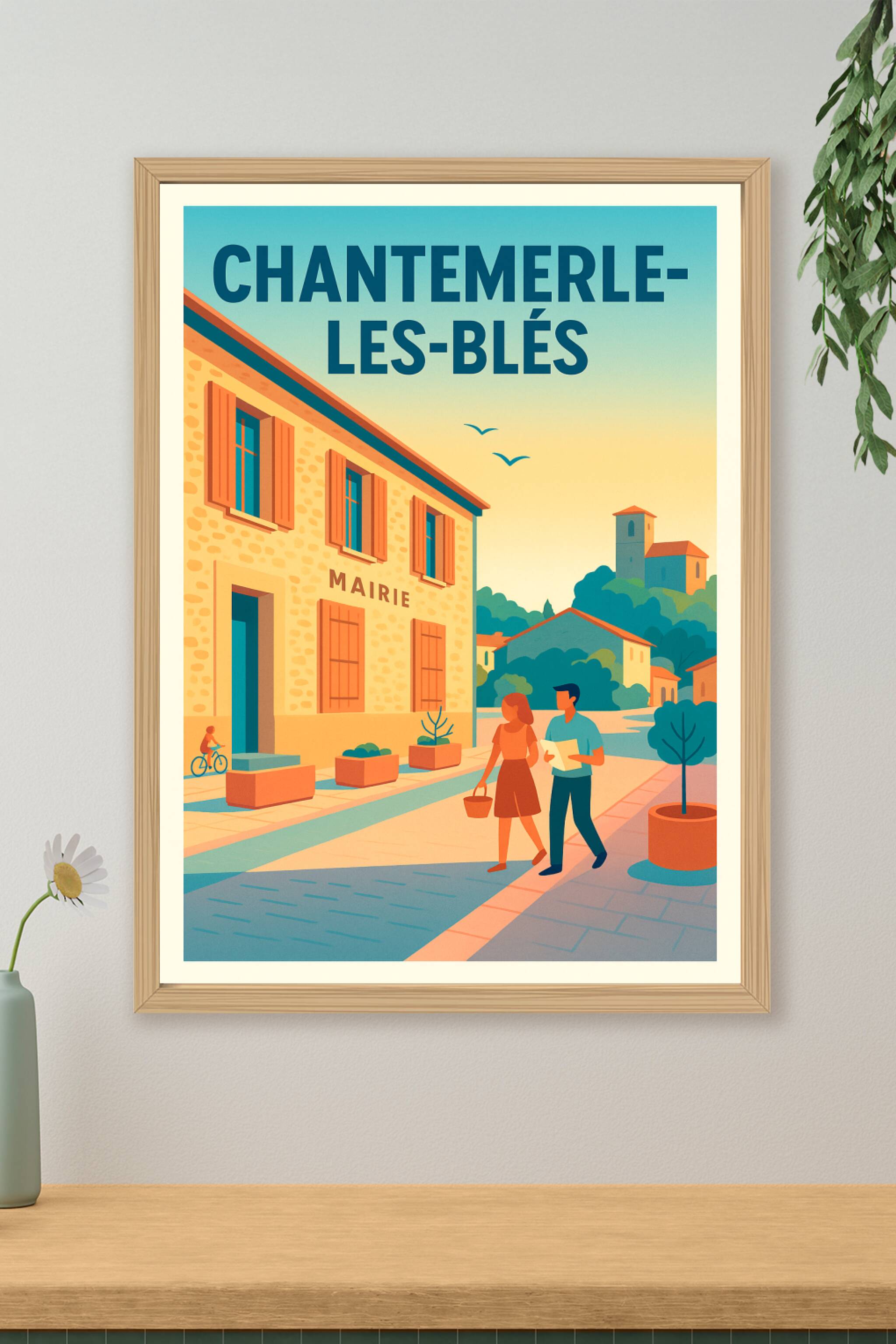 Affiche de Chantemerle-les-Blés - Charme et douceur de la vie locale
