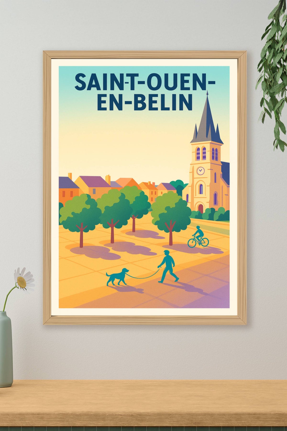 Affiche de Saint-Ouen-en-Belin - Un air de quiétude retrouvée