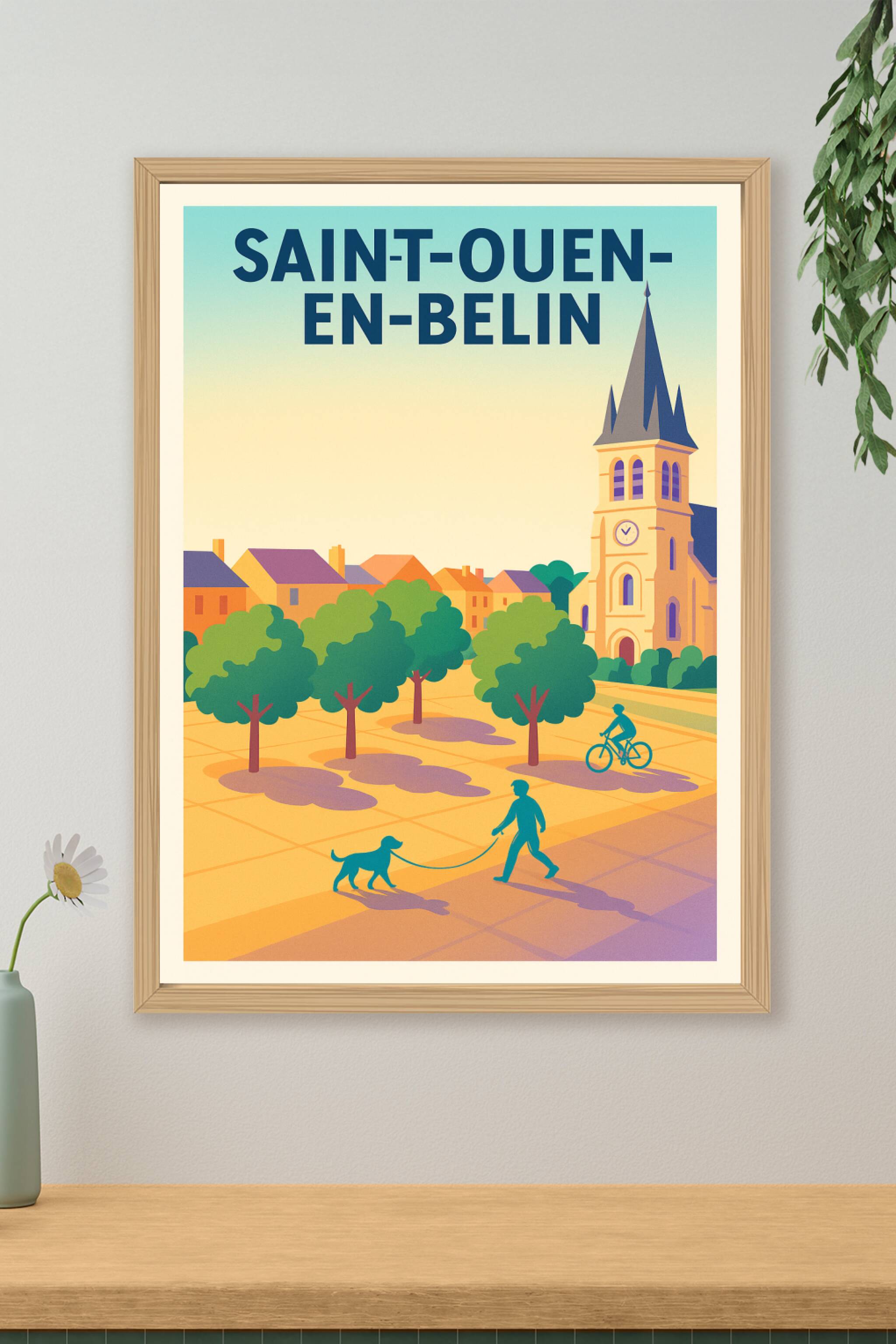 Affiche de Saint-Ouen-en-Belin - Un air de quiétude retrouvée