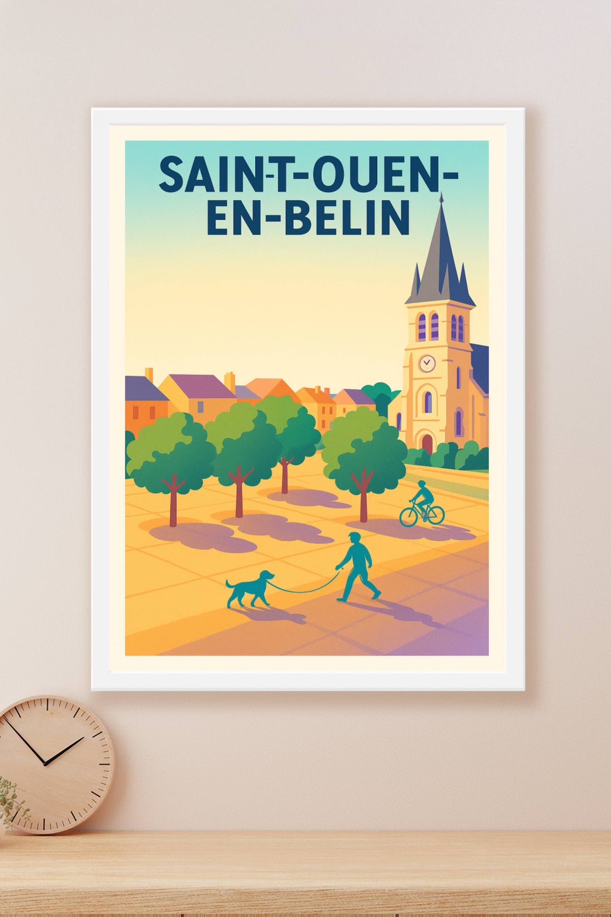 Affiche de Saint-Ouen-en-Belin - Un air de quiétude retrouvée
