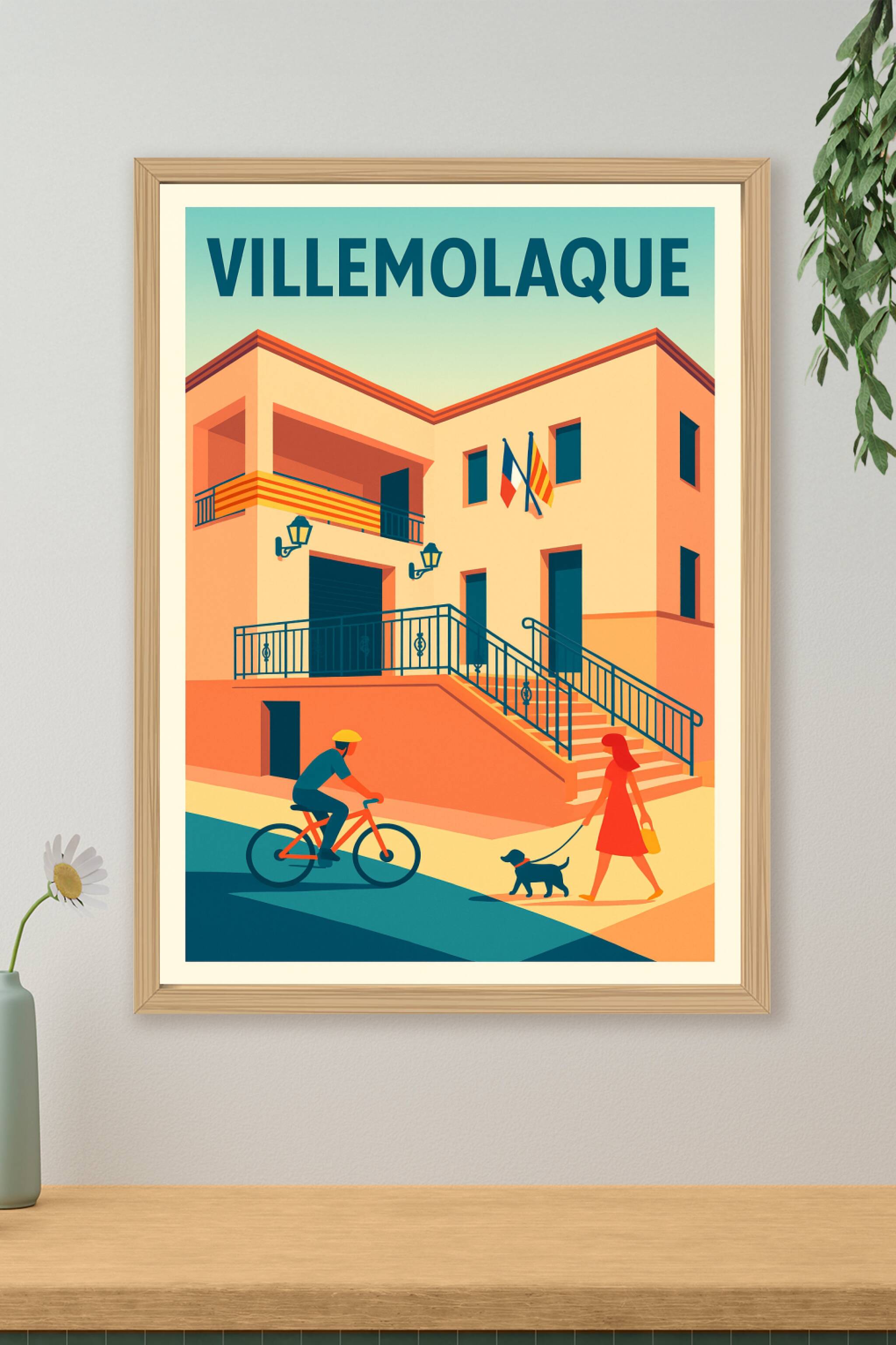 Affiche de Villemolaque - Charme authentique et douceur de vivre