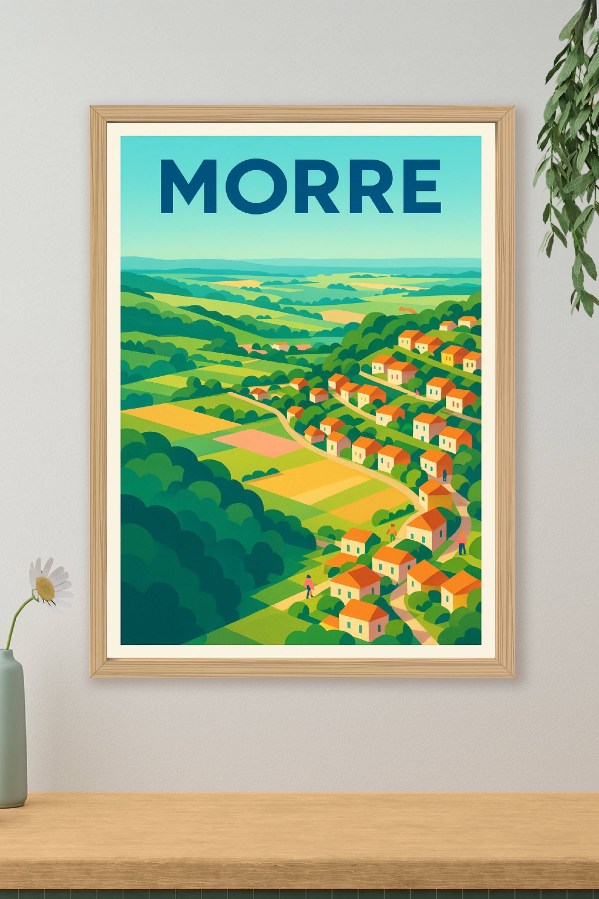 Affiche de Morre - Charme bucolique et douceur de vivre