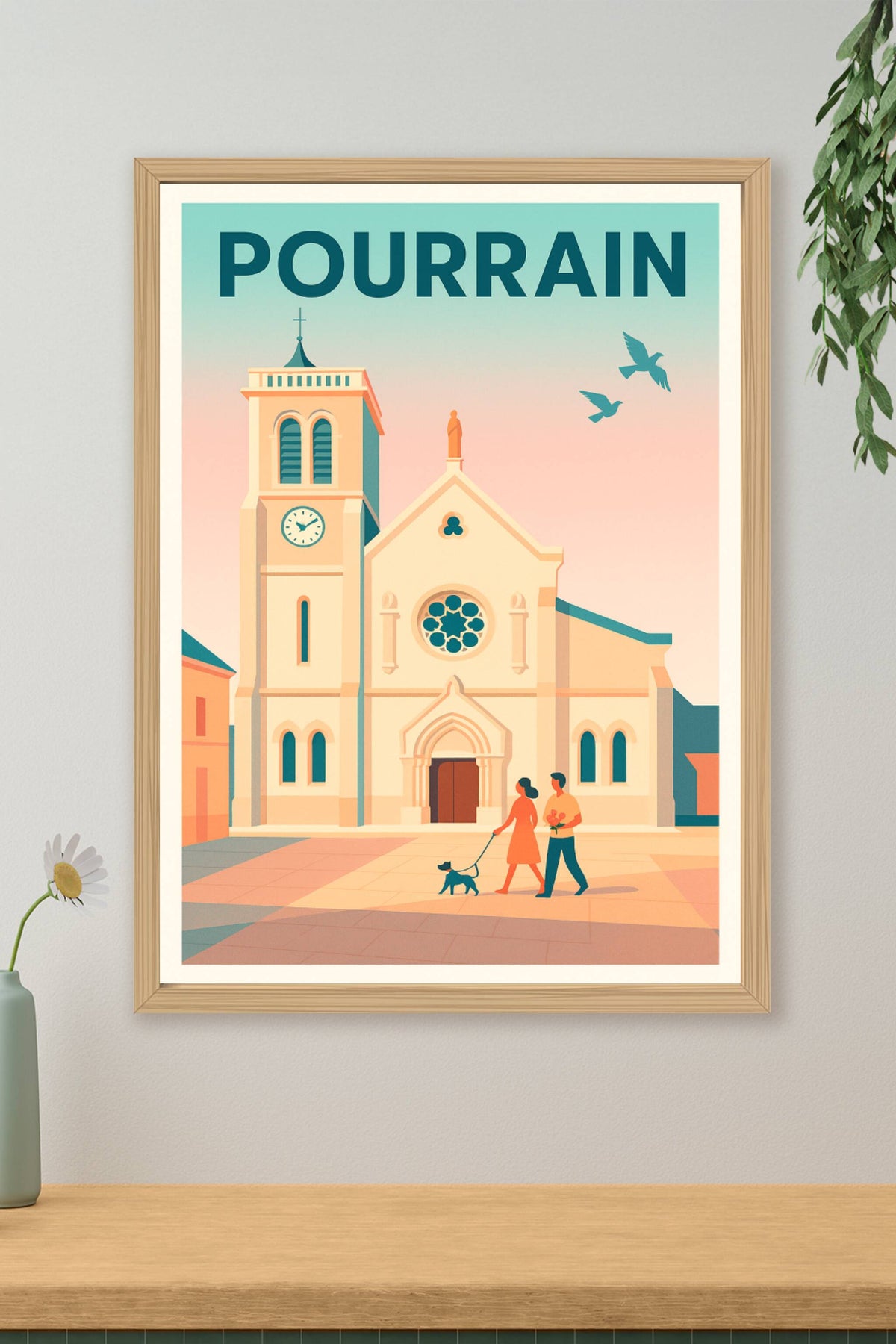 Affiche de Pourrain - Charme et sérénité au cœur du village