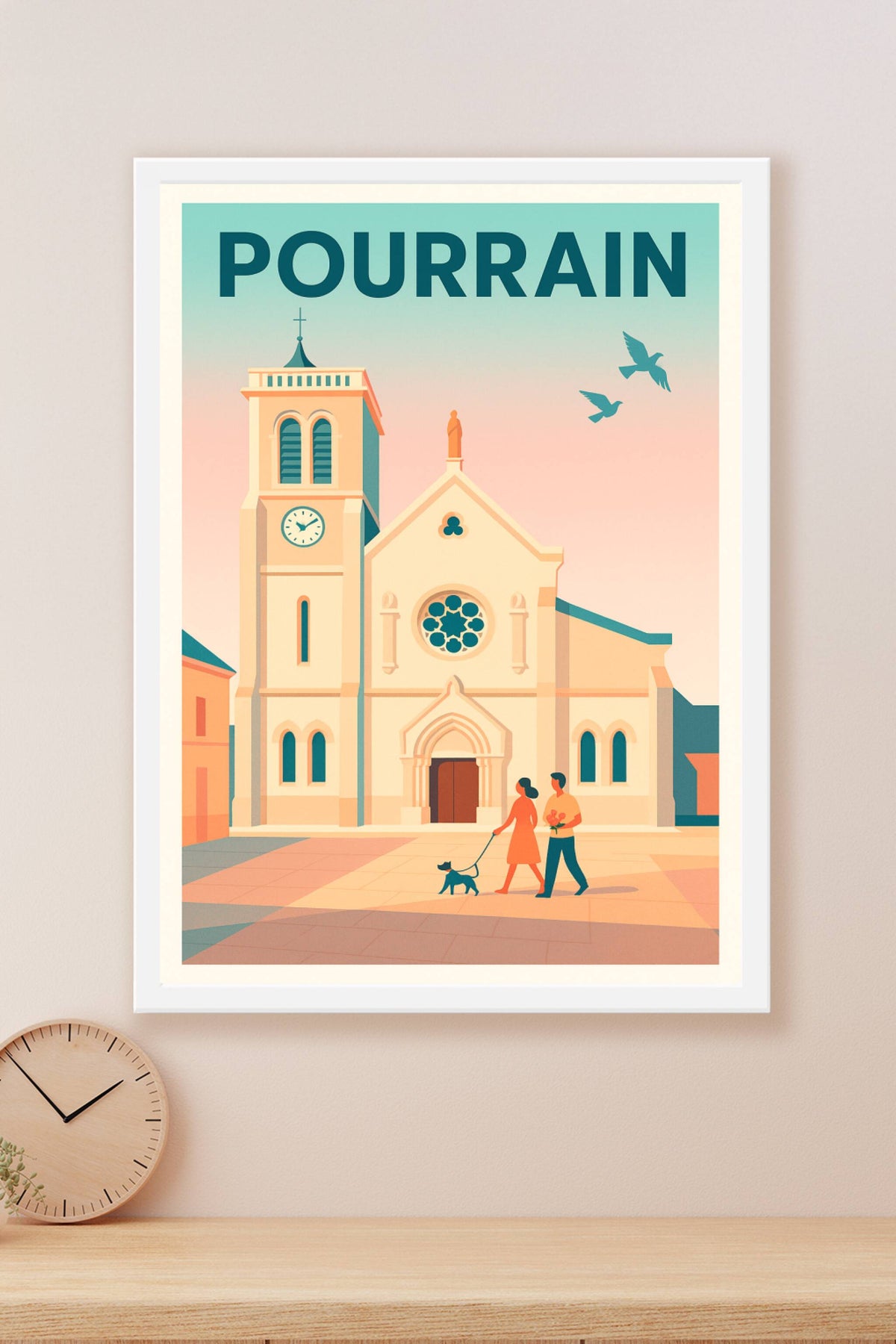 Affiche de Pourrain - Charme et sérénité au cœur du village
