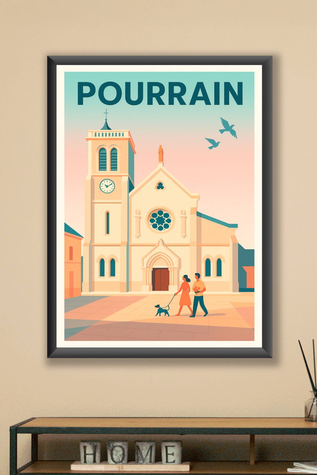 Affiche de Pourrain - Charme et sérénité au cœur du village
