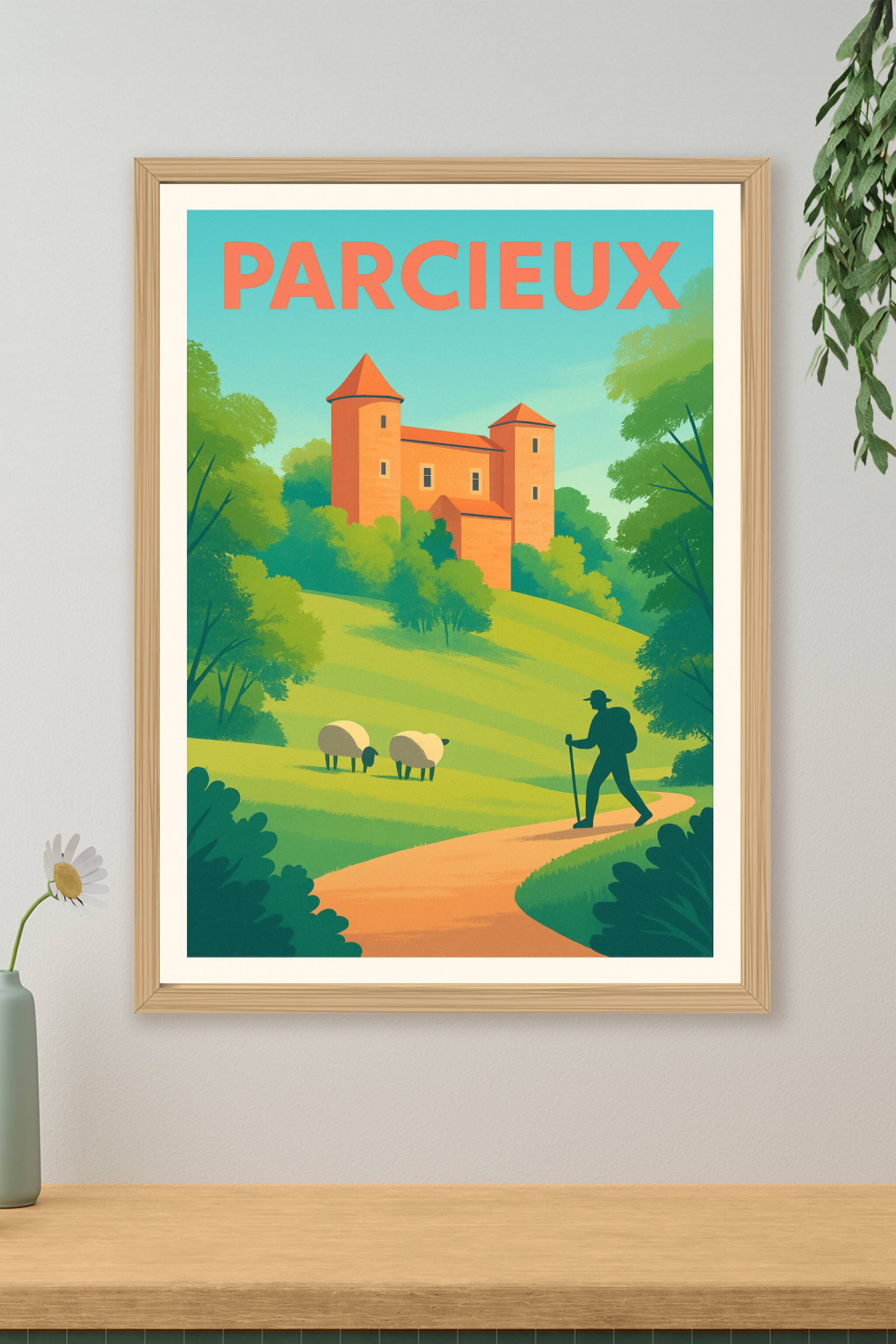 Affiche de Parcieux - L'évasion bucolique au cœur de la nature