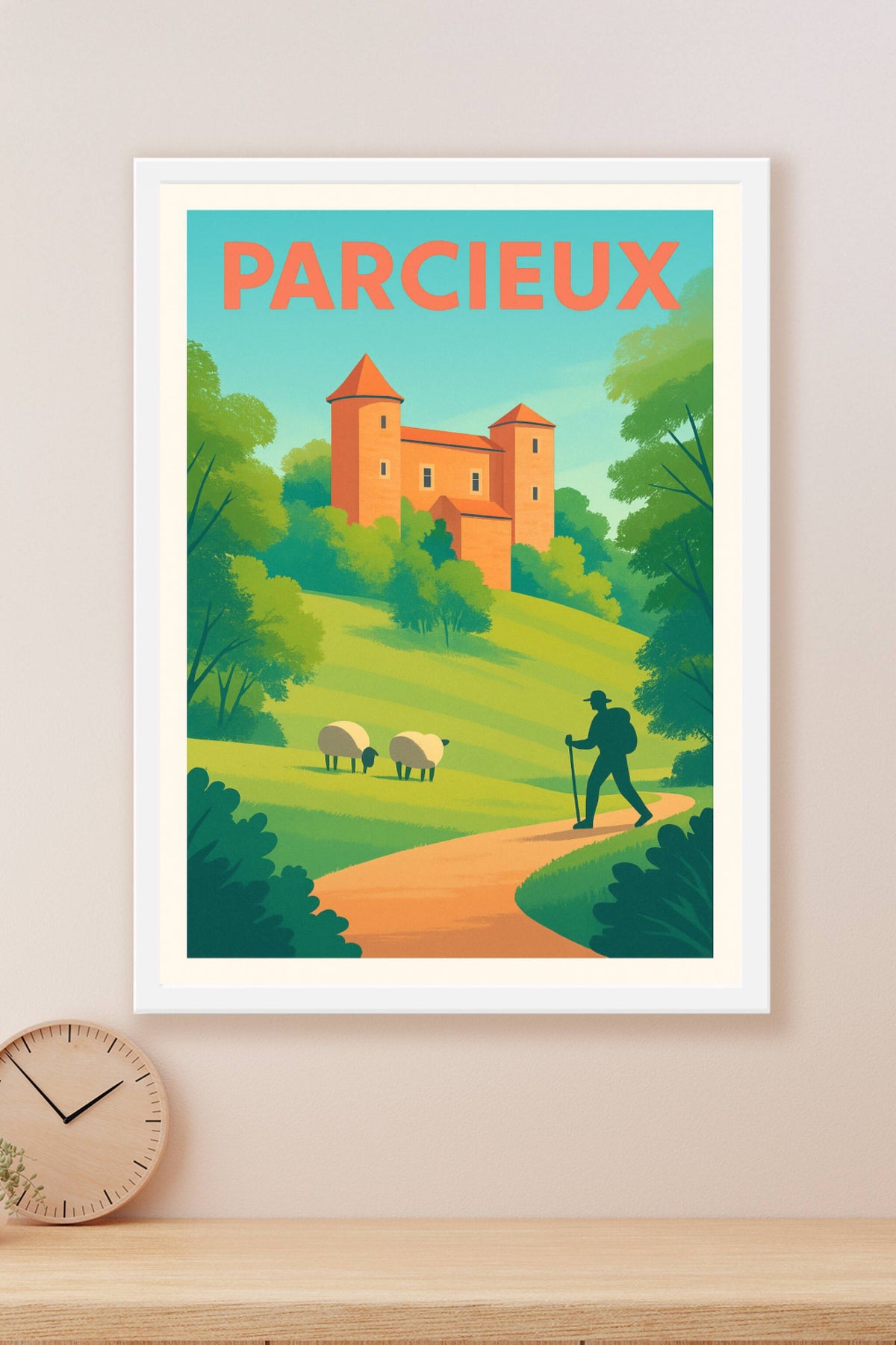 Affiche de Parcieux - L'évasion bucolique au cœur de la nature