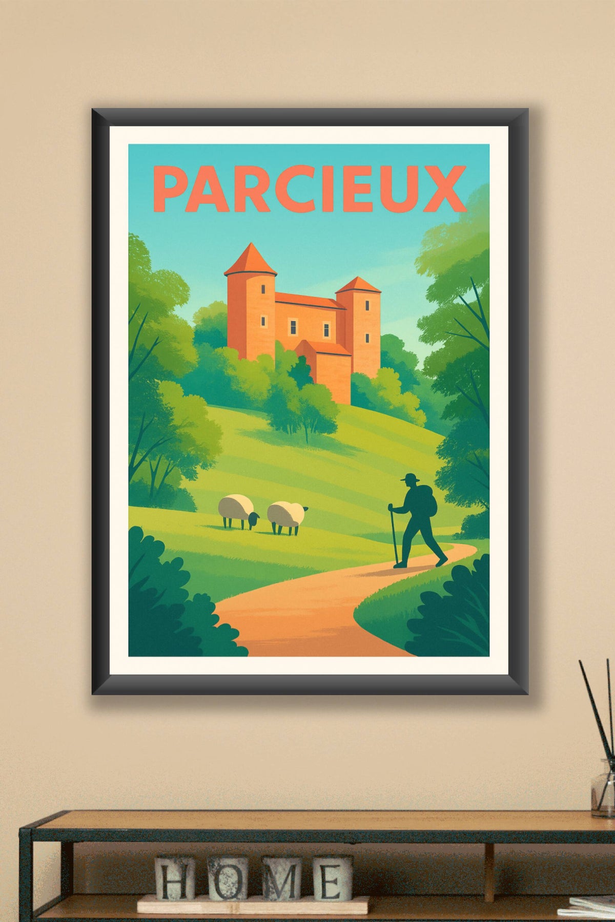 Affiche de Parcieux - L'évasion bucolique au cœur de la nature