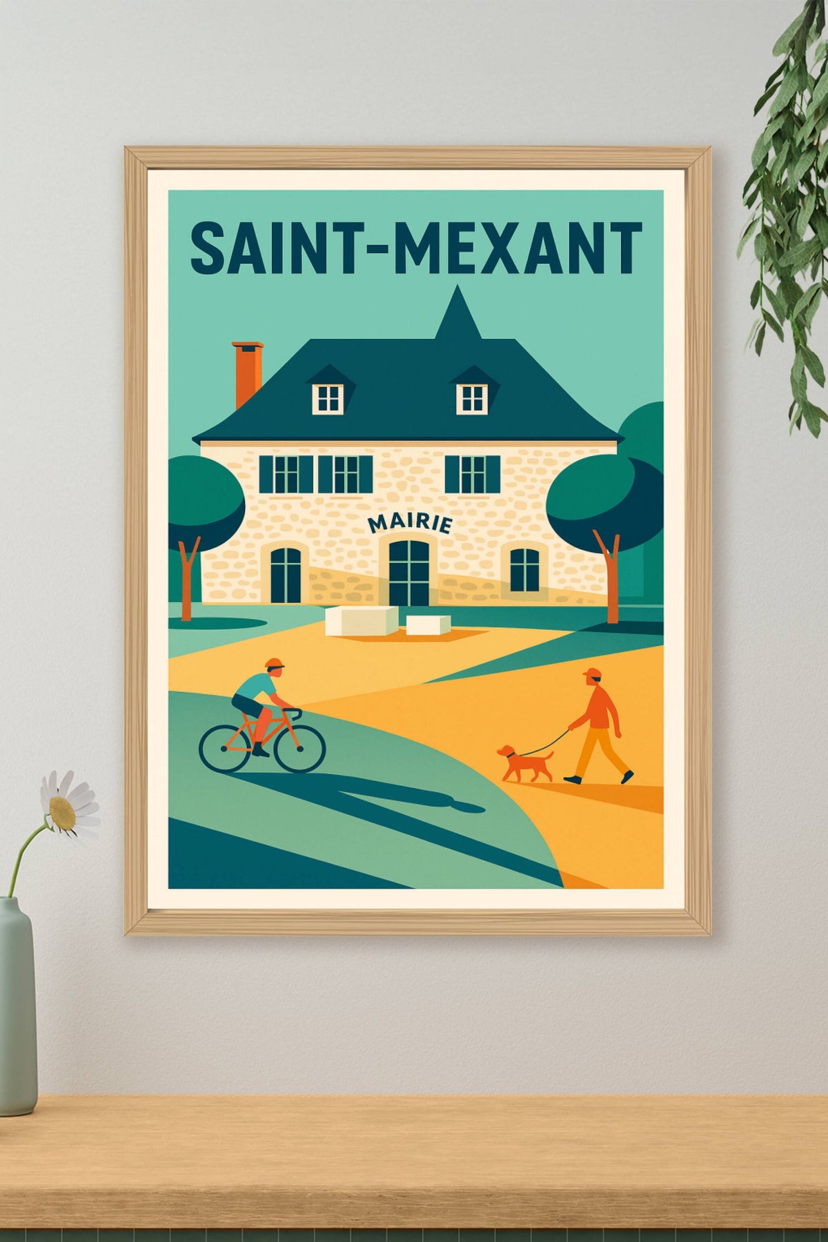 Affiche de Saint-Mexant - L’authenticité au cœur du village