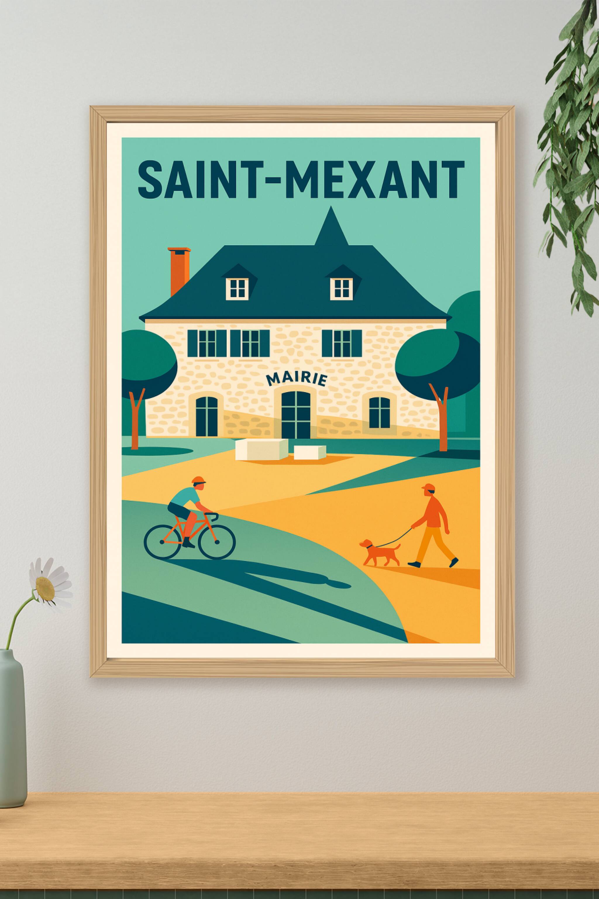 Affiche de Saint-Mexant - L’authenticité au cœur du village