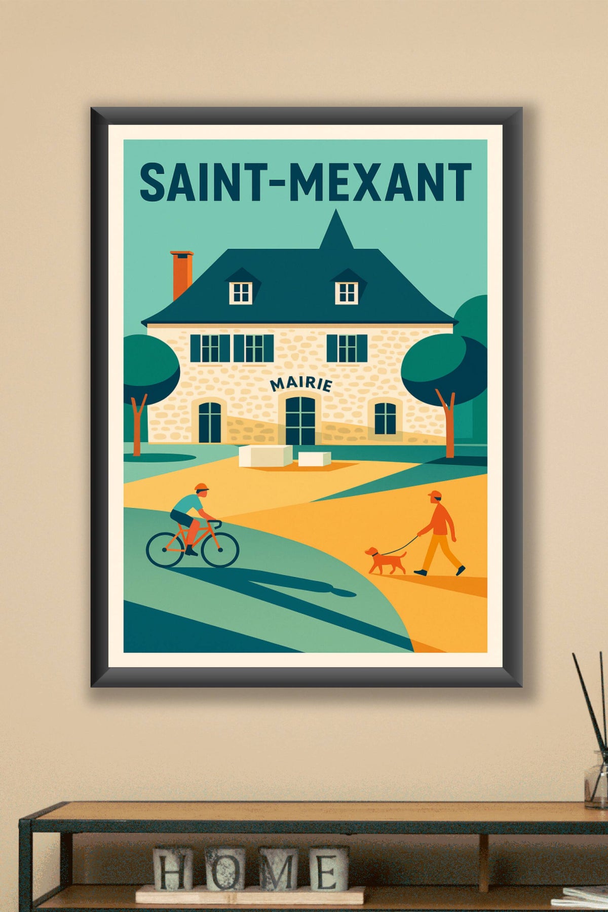 Affiche de Saint-Mexant - L’authenticité au cœur du village