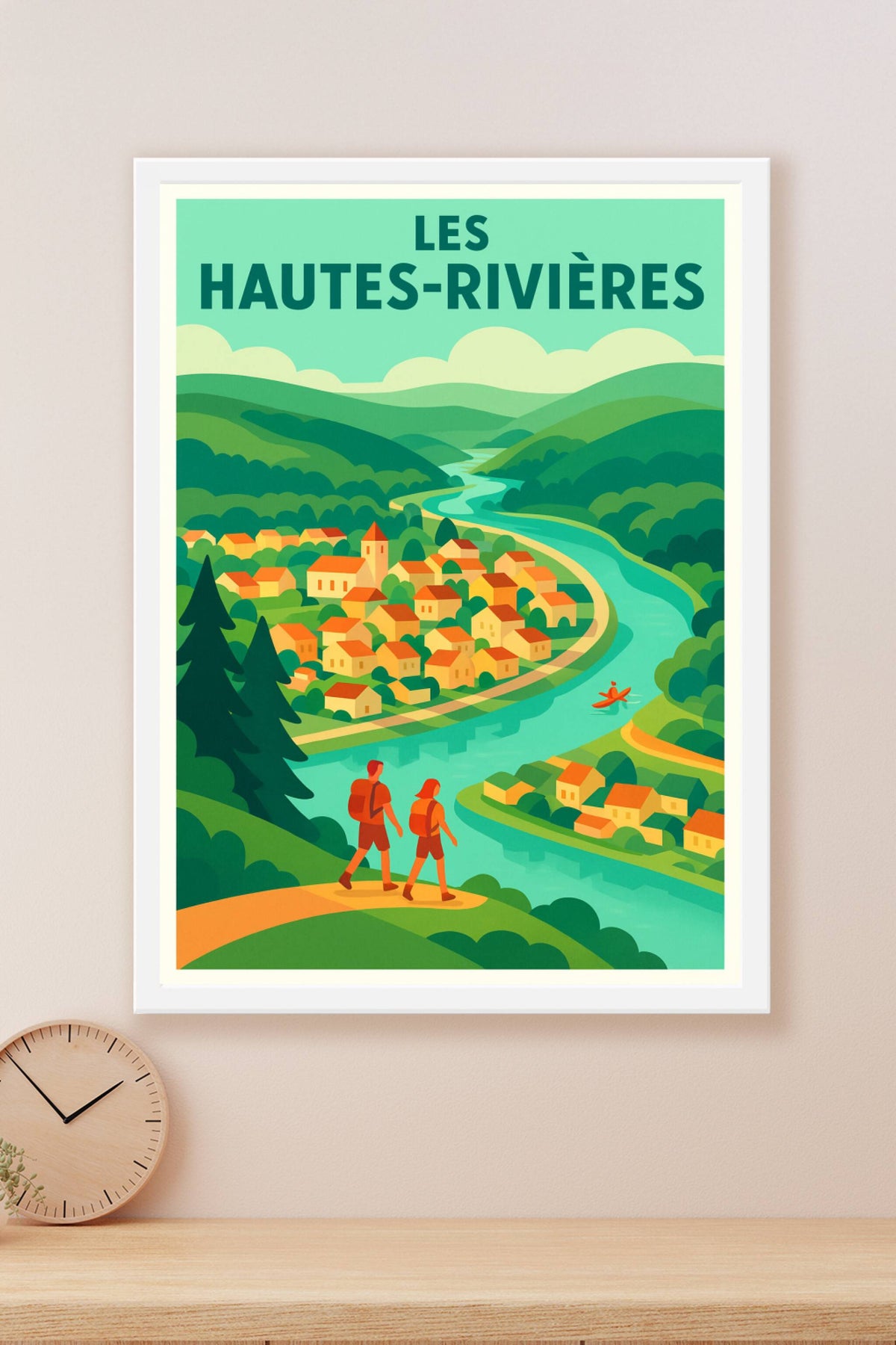 Affiche de Les Hautes-Rivières - Harmonie nature et villages pittoresques