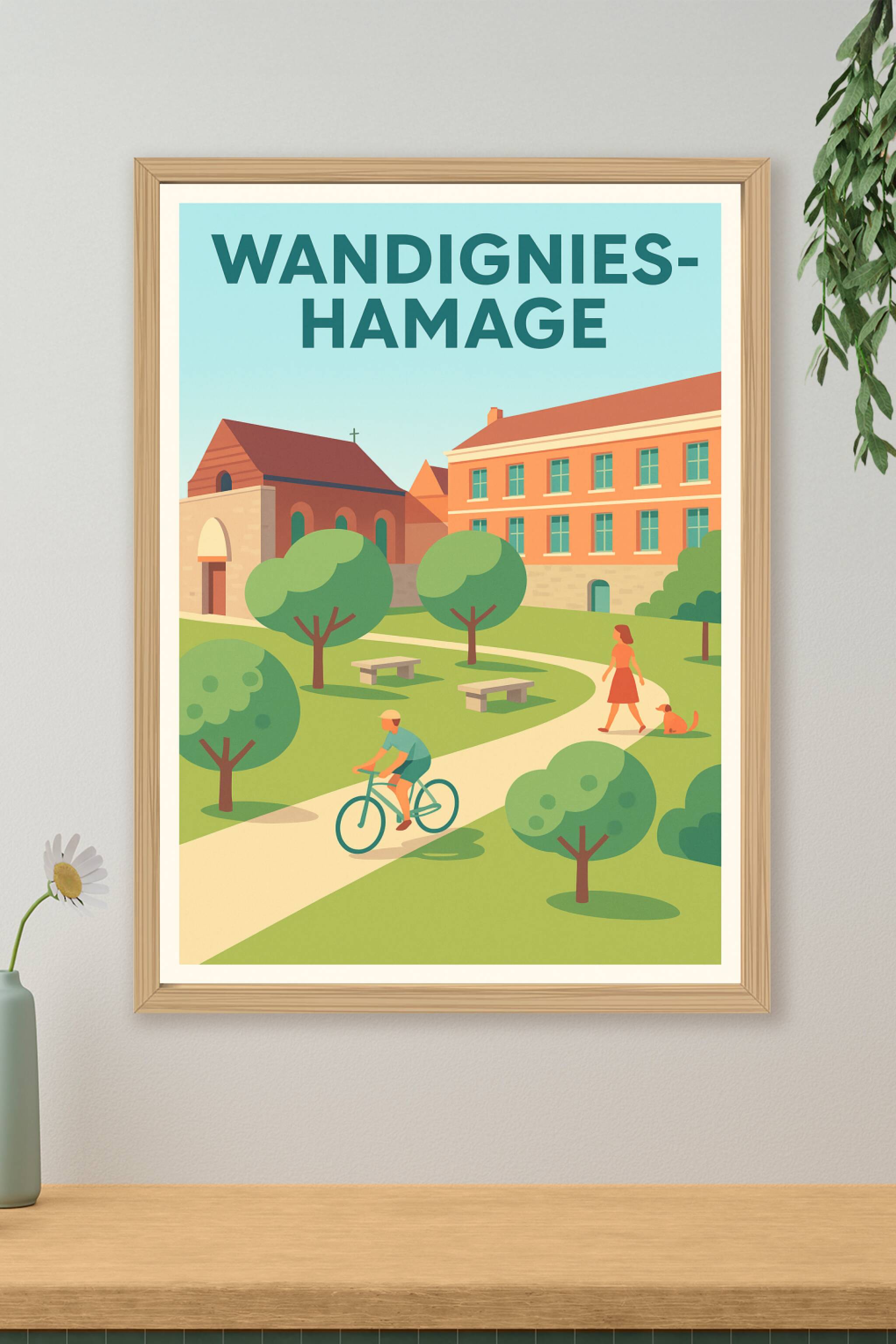 Affiche de Wandignies-Hamage - Une pause nature et douceur de vie