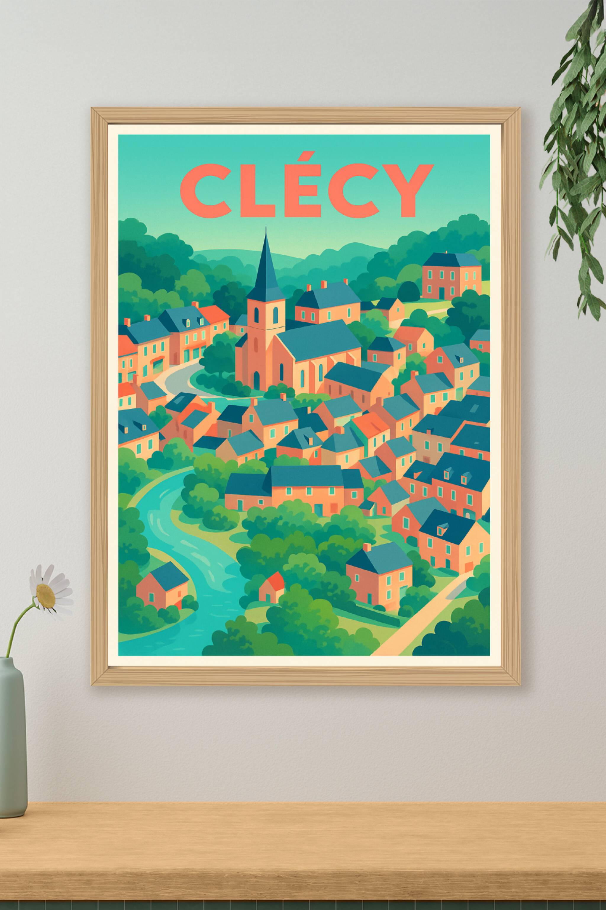 Affiche de Clécy - Charme bucolique au cœur de la Suisse Normande