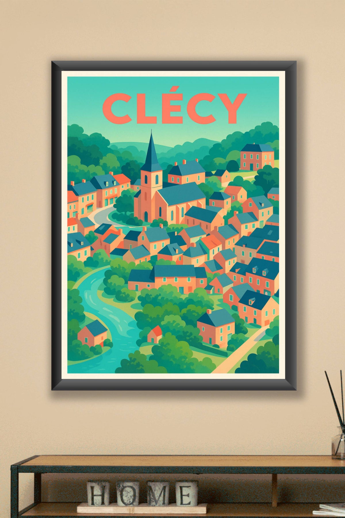 Affiche de Clécy - Charme bucolique au cœur de la Suisse Normande