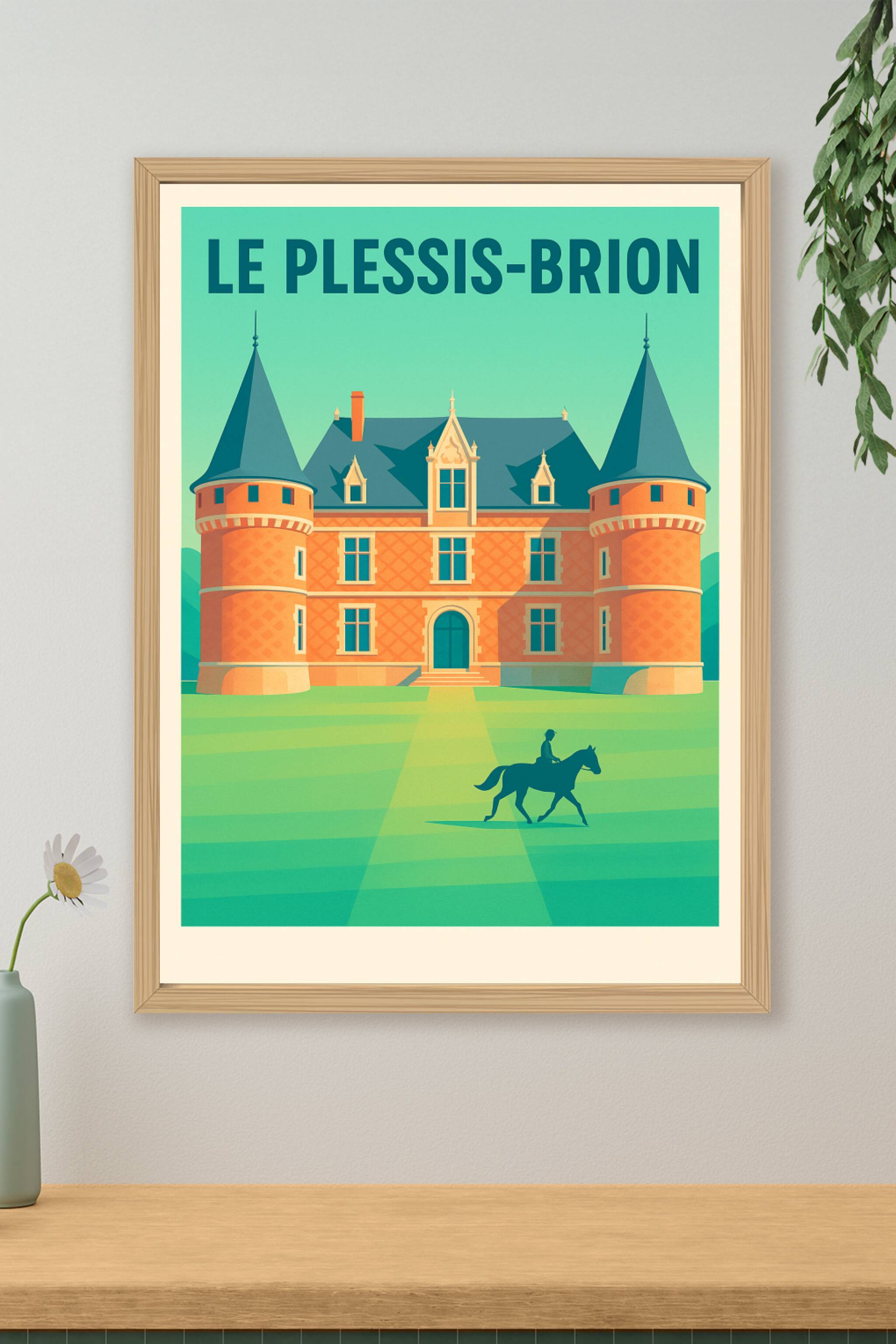 Affiche de Le Plessis-Brion - Élégance et patrimoine à cheval