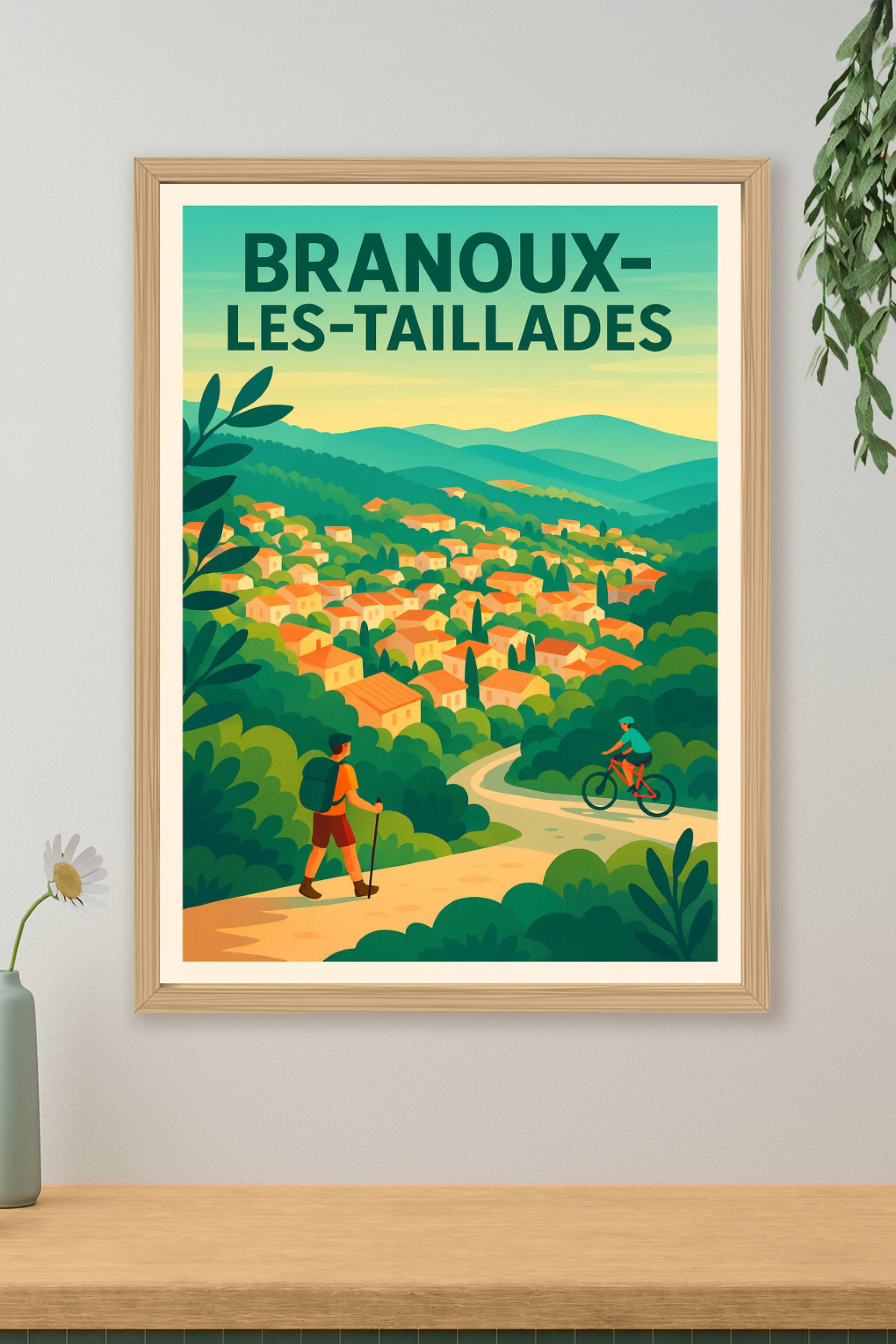 Affiche de Branoux-les-Taillades - Évasion nature au cœur des Cévennes