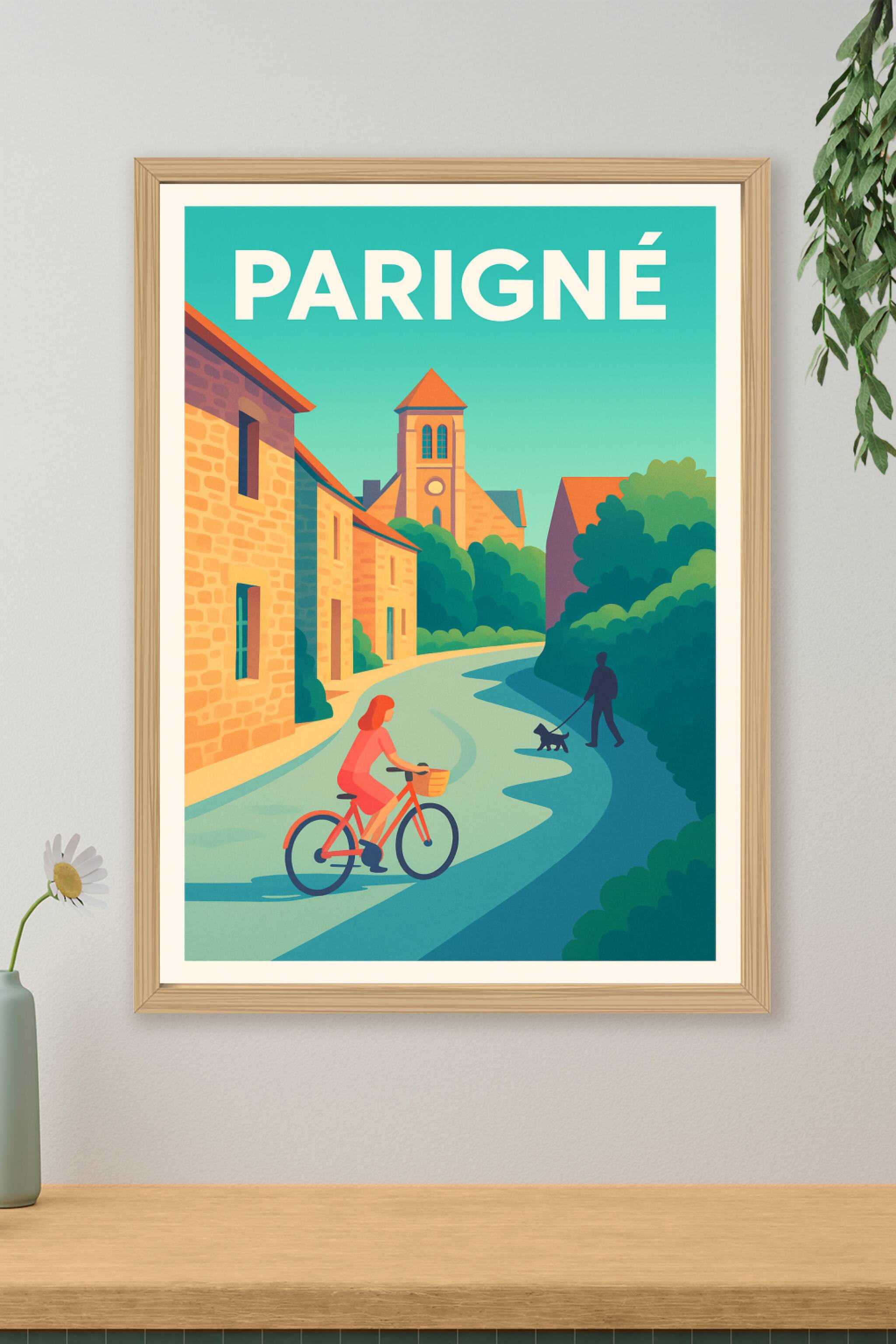 Affiche de Parigné - Douceur de vie en plein air