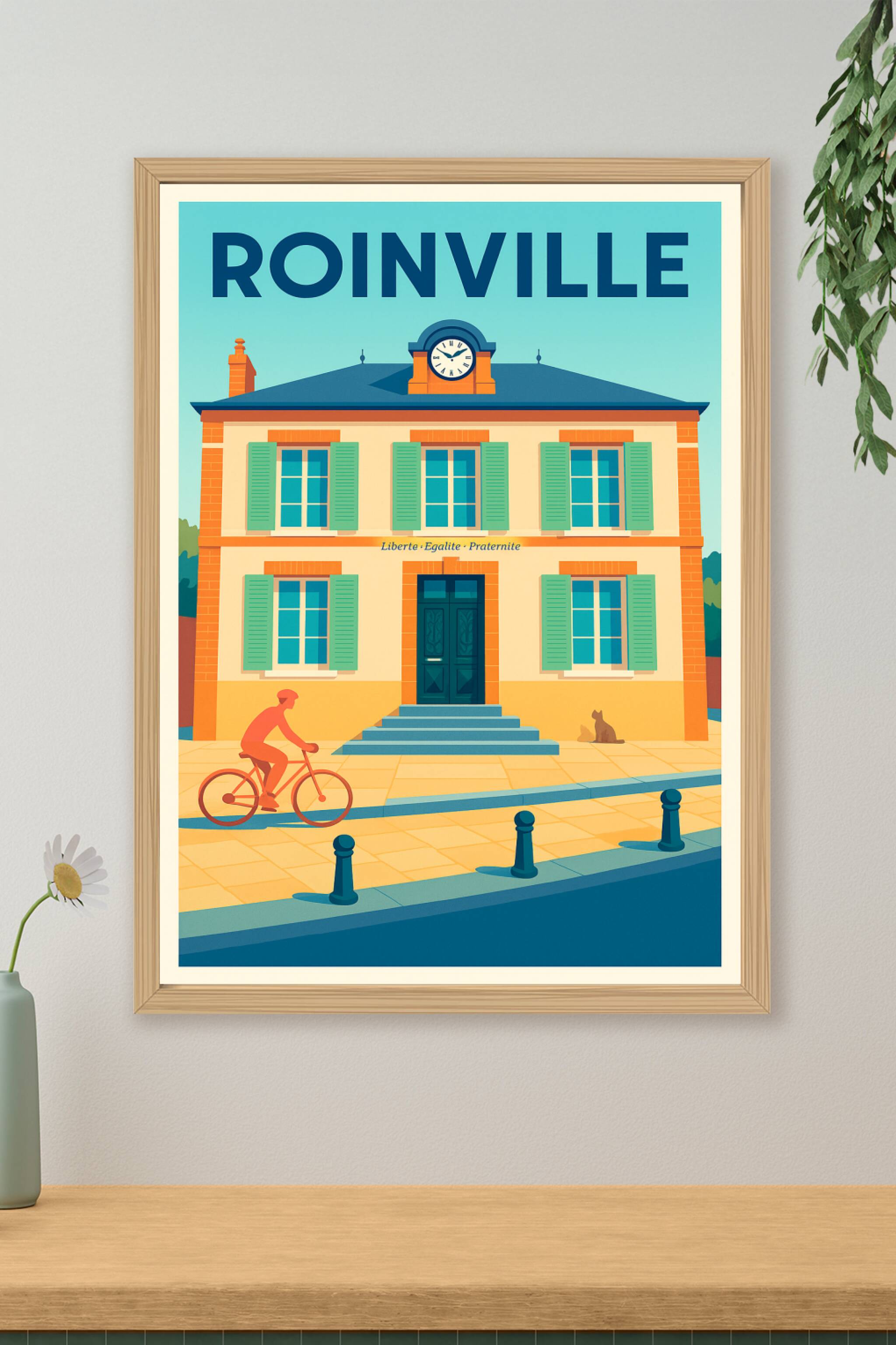 Affiche de Roinville - L'élégance tranquille au cœur du village