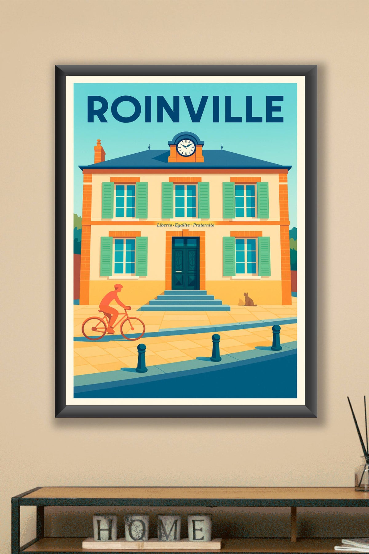 Affiche de Roinville - L'élégance tranquille au cœur du village