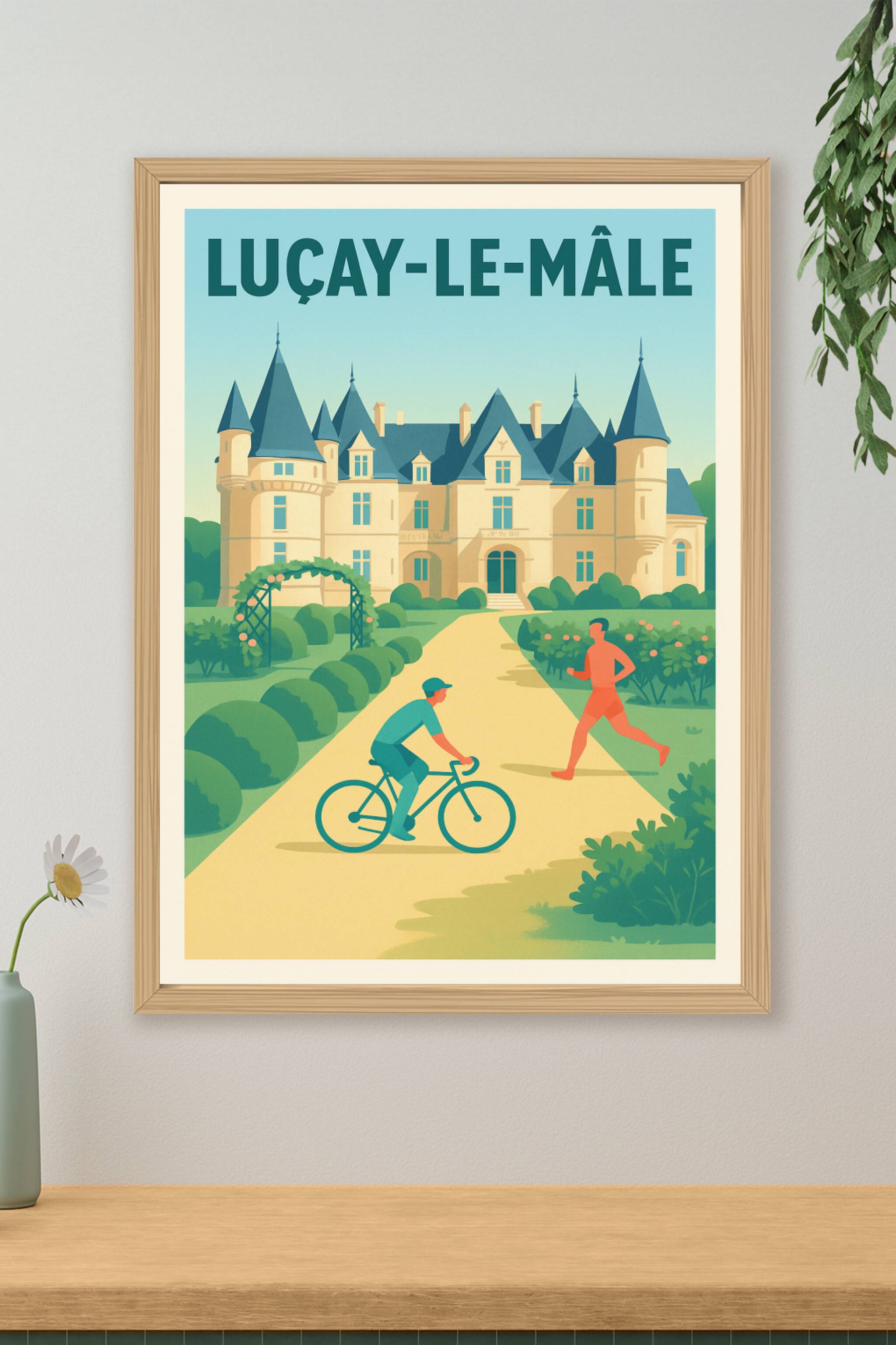 Affiche de Luçay-le-Mâle - Charme et détente au cœur du château