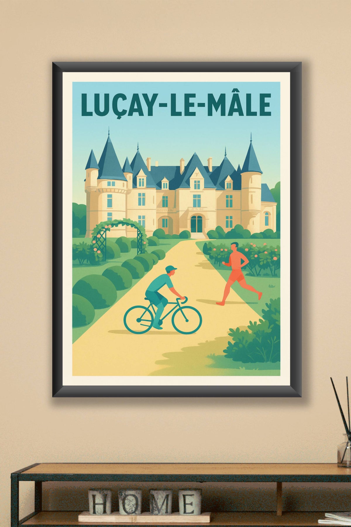 Affiche de Luçay-le-Mâle - Charme et détente au cœur du château