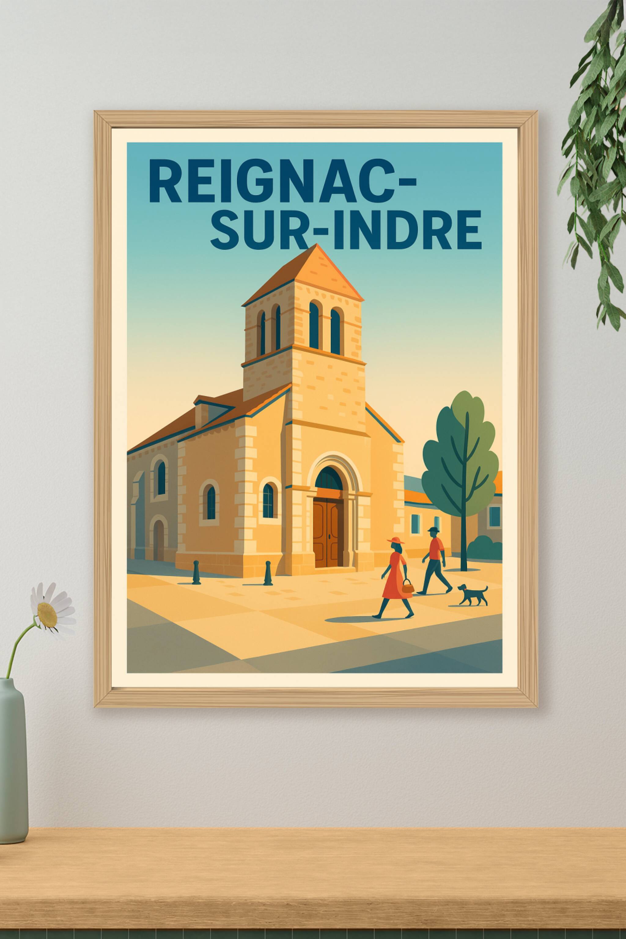 Affiche de Reignac-sur-Indre - Charme authentique du patrimoine local
