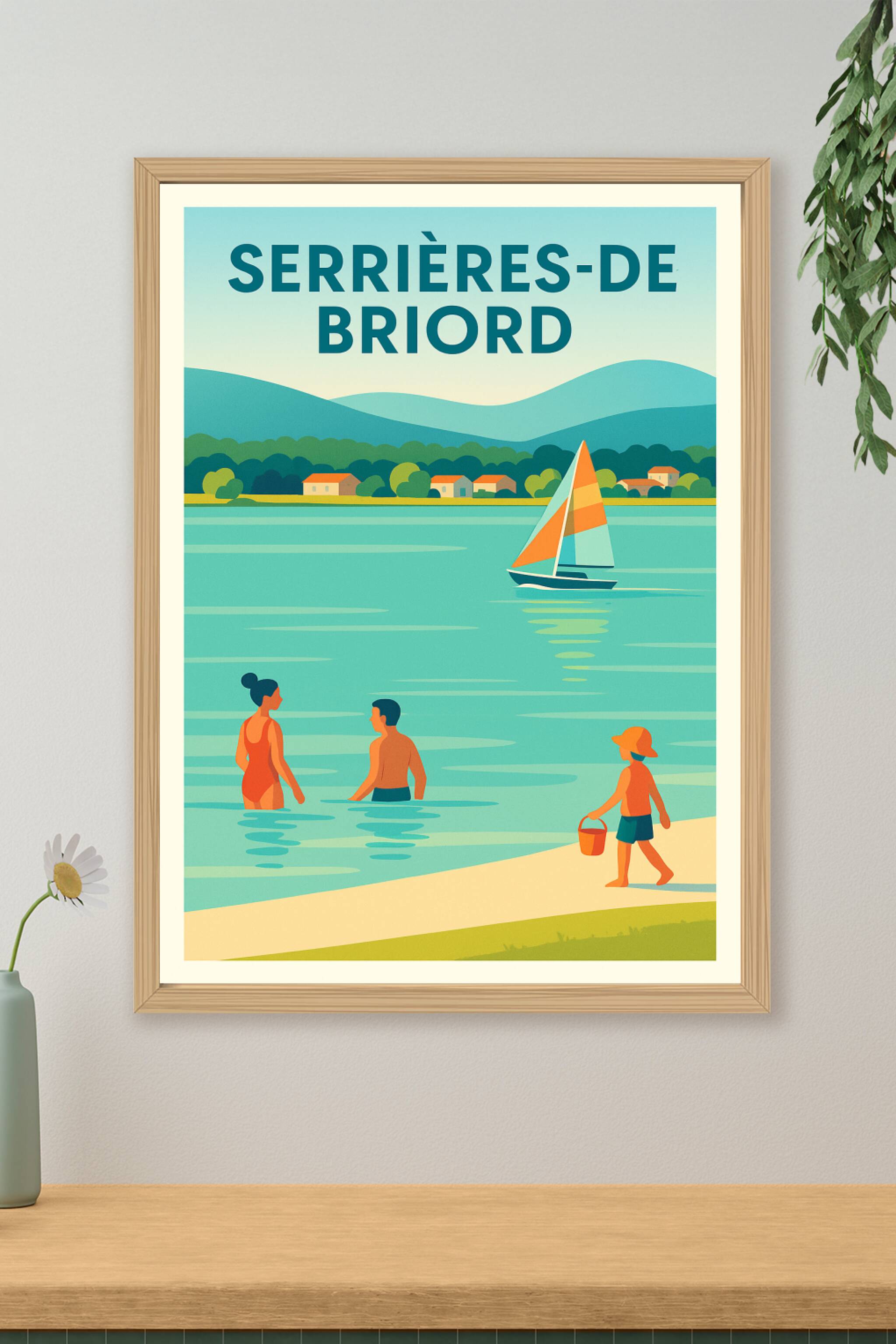 Affiche de Serrières-de-Briord - Douceur et sérénité au bord de l'eau