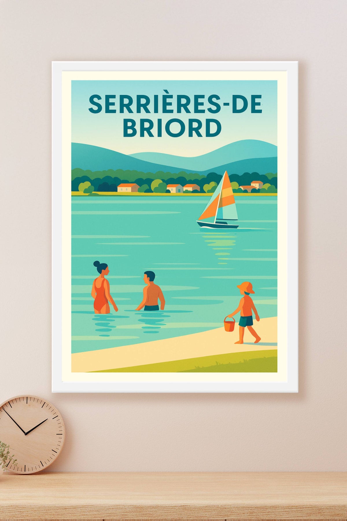 Affiche de Serrières-de-Briord - Douceur et sérénité au bord de l'eau