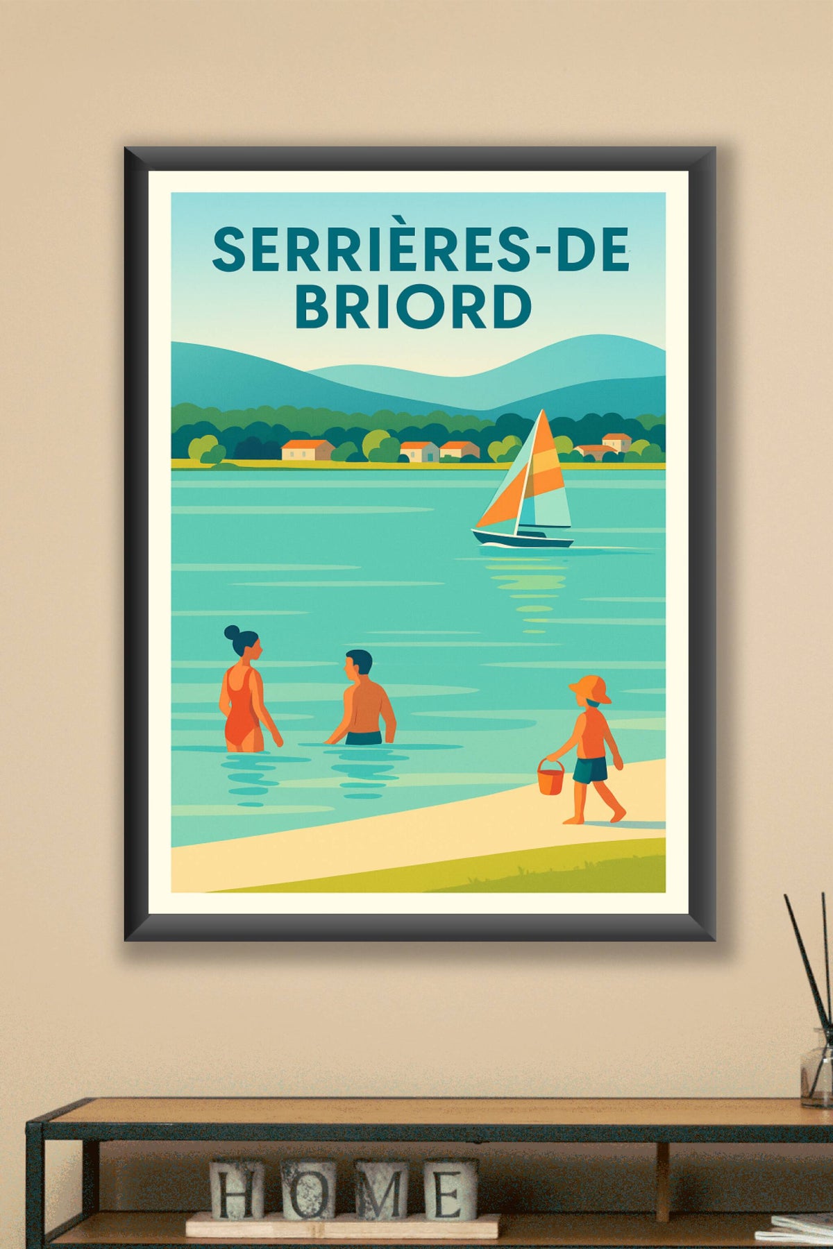 Affiche de Serrières-de-Briord - Douceur et sérénité au bord de l'eau