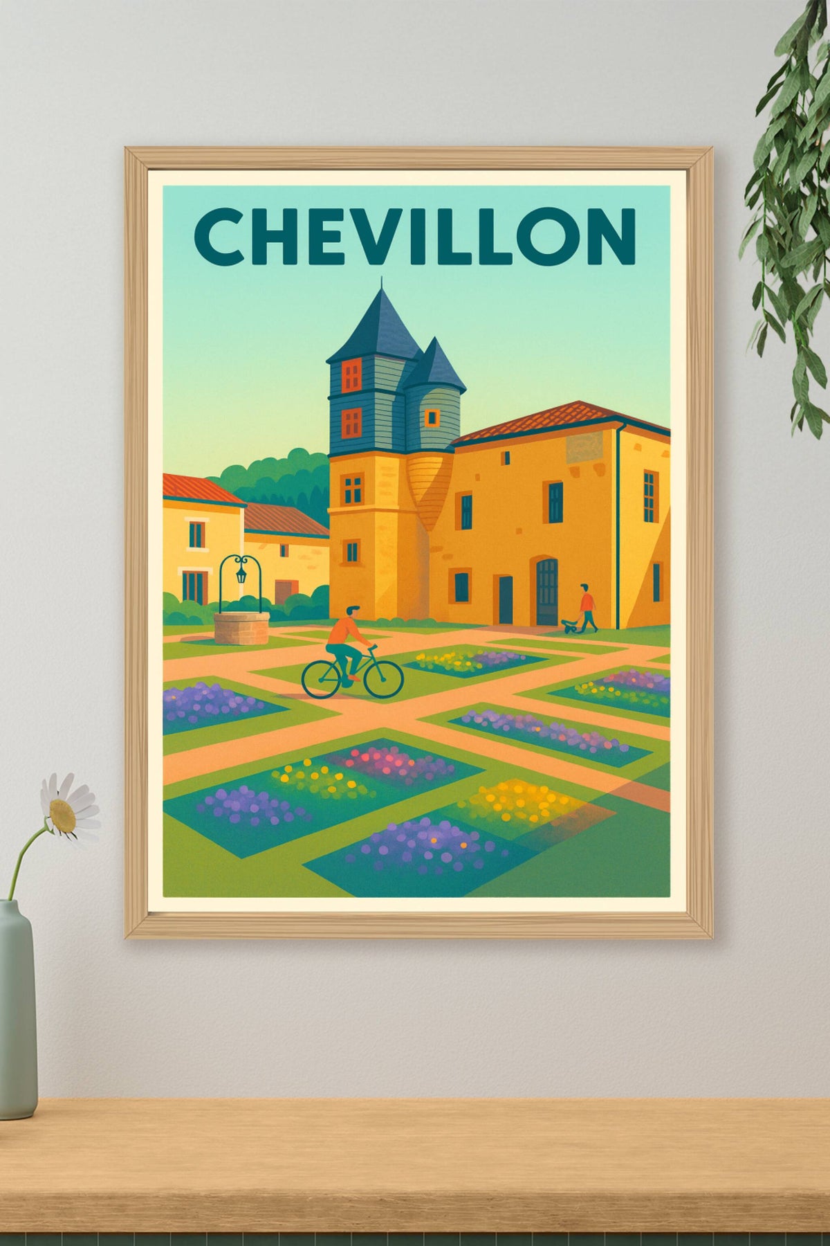 Affiche de Chevillon - Charme et Tranquillité en Couleurs