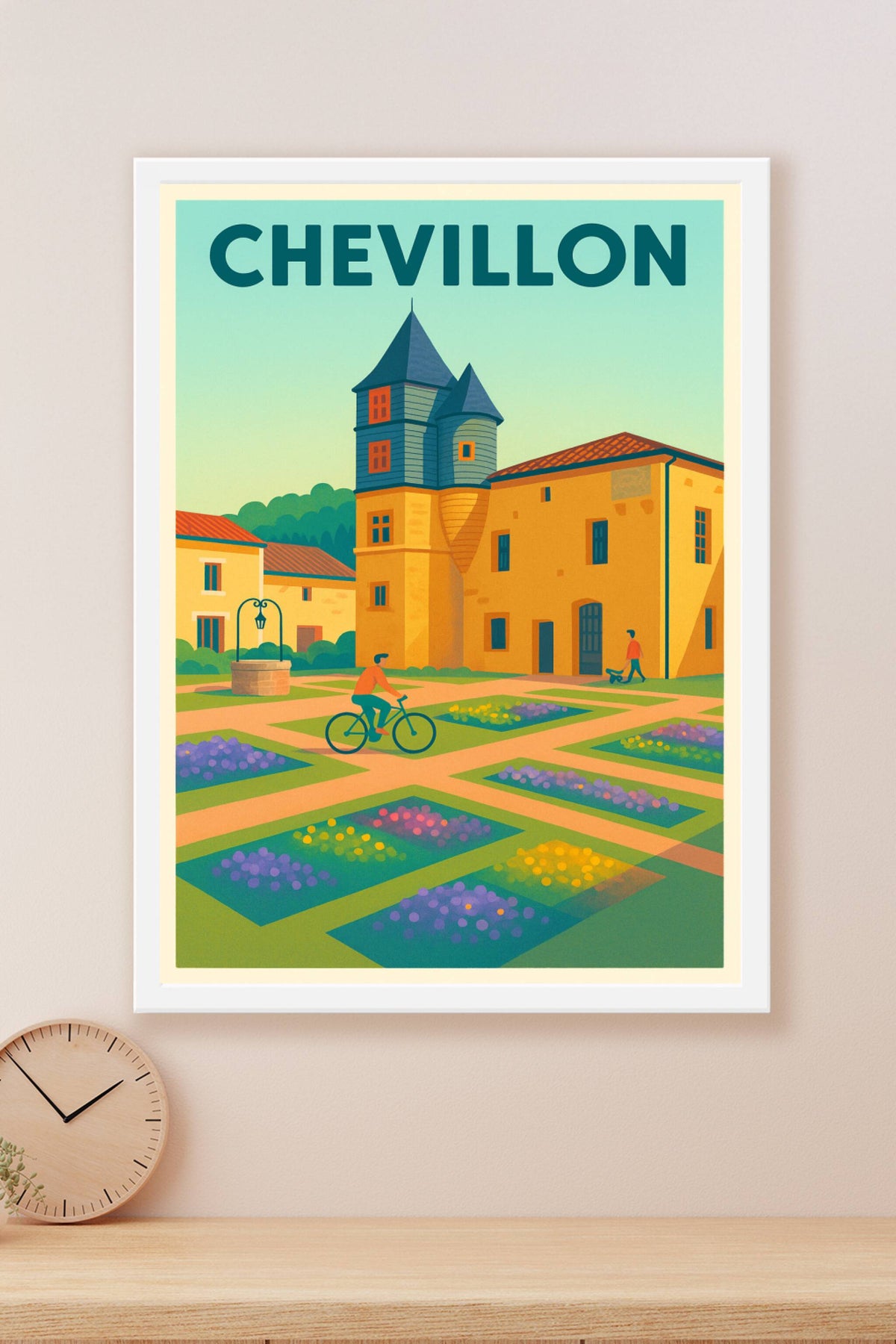 Affiche de Chevillon - Charme et Tranquillité en Couleurs