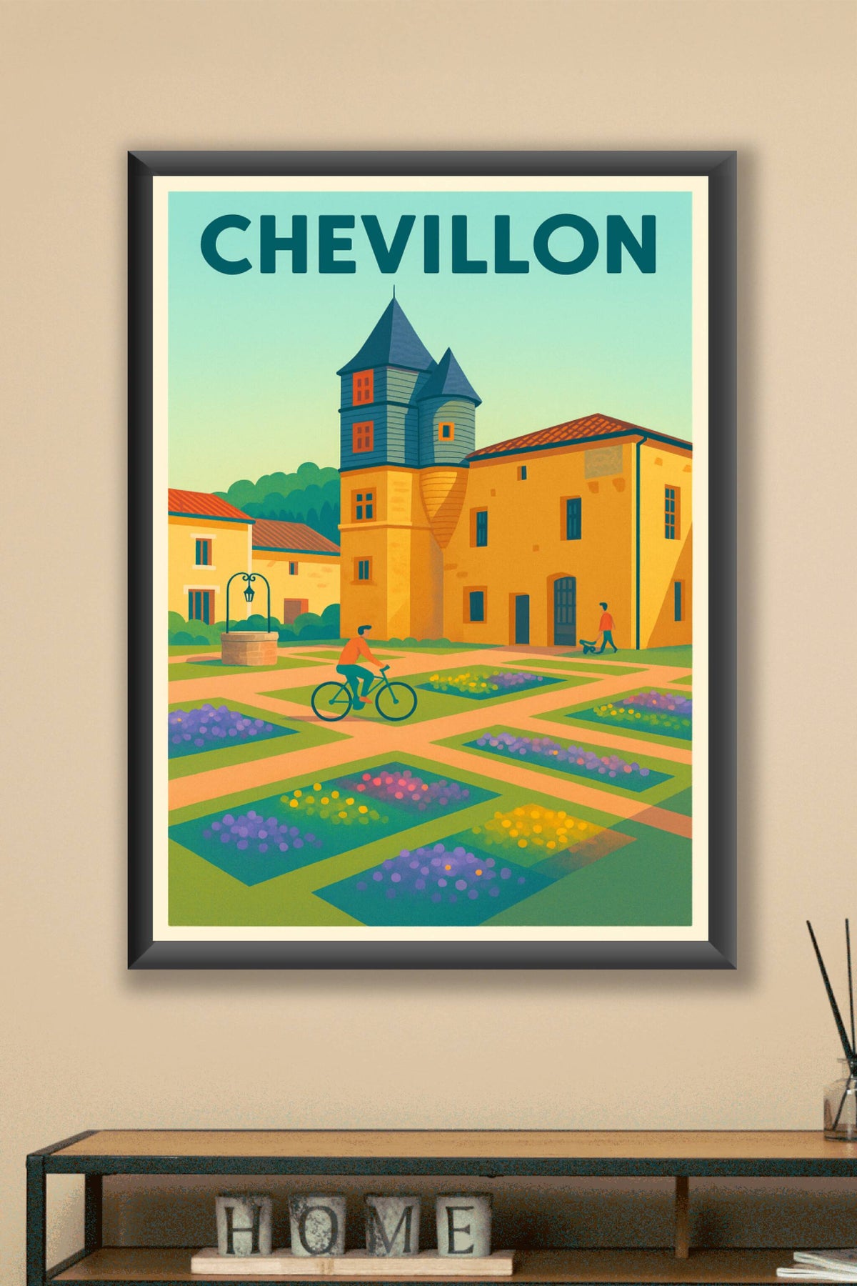 Affiche de Chevillon - Charme et Tranquillité en Couleurs