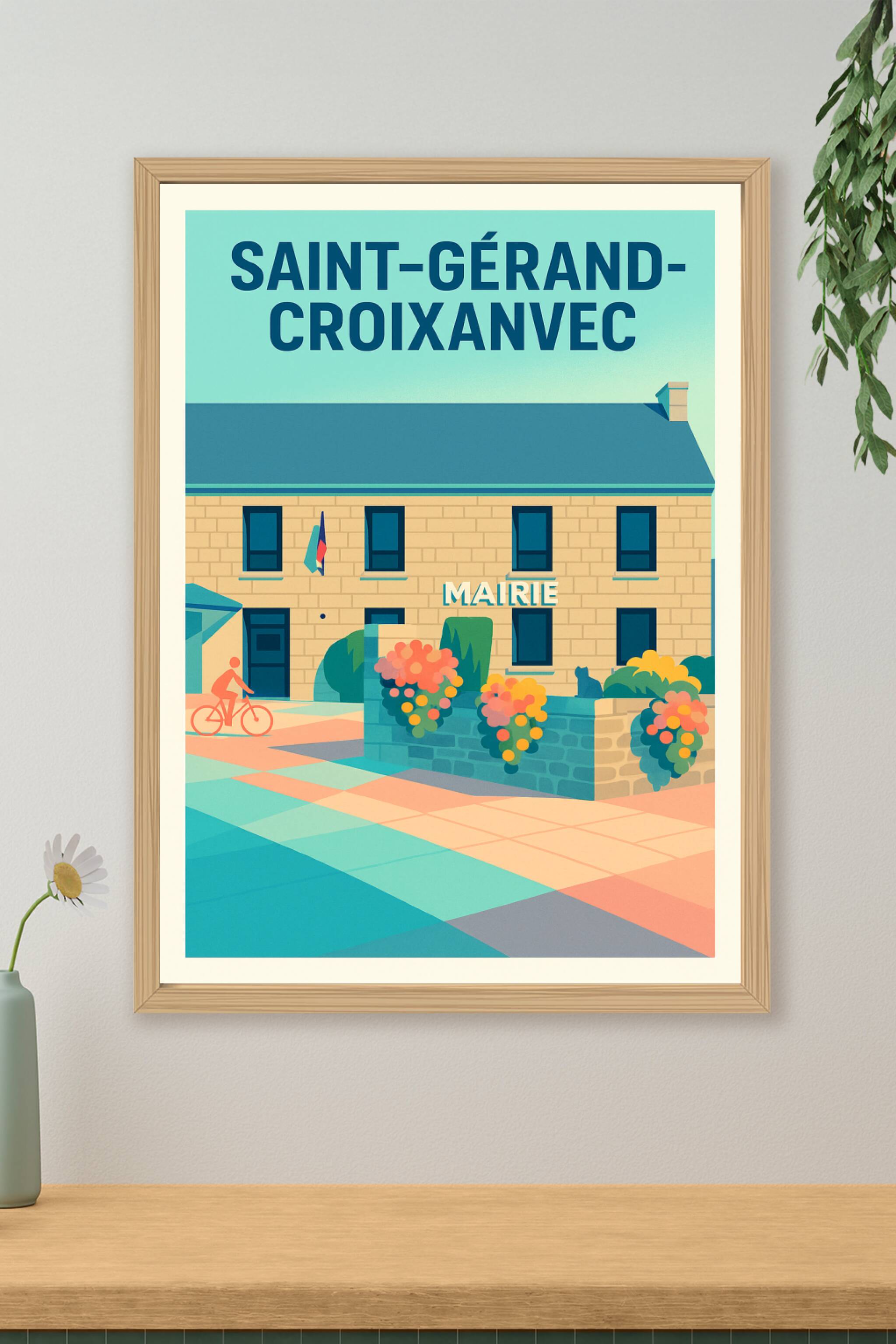 Affiche de Saint-Gérand-Croixanvec - Charme et sérénité au cœur de la mairie