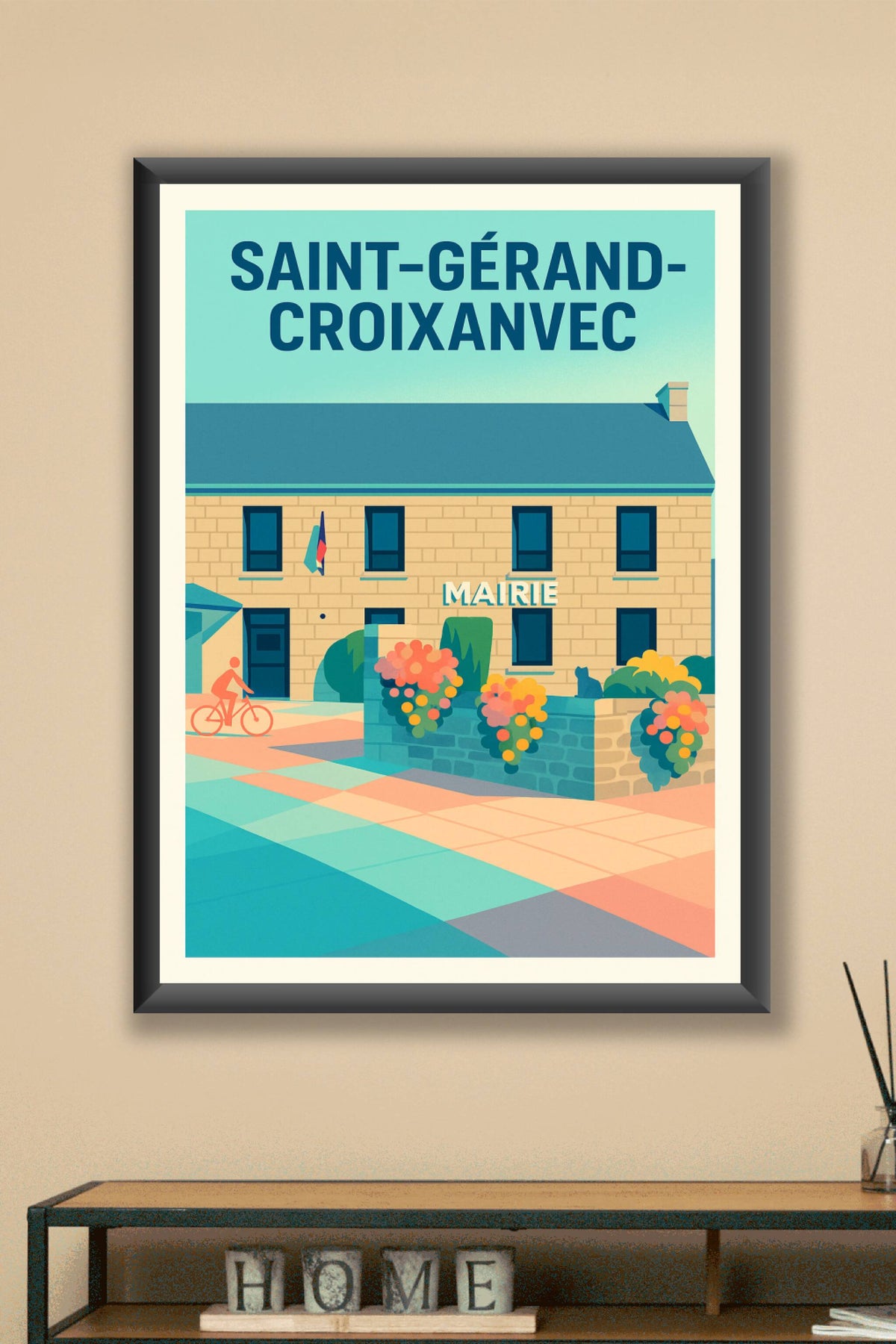 Affiche de Saint-Gérand-Croixanvec - Charme et sérénité au cœur de la mairie
