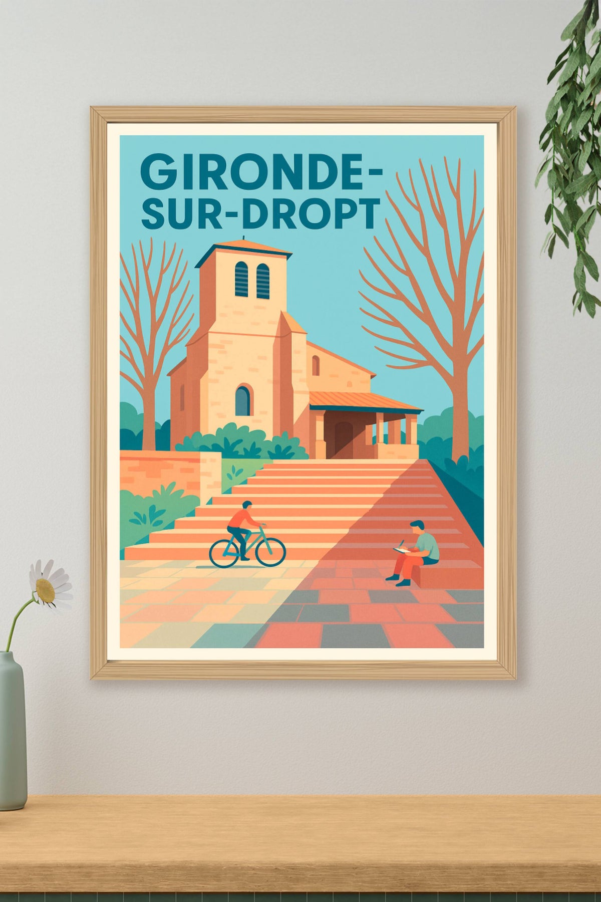 Affiche de Gironde-sur-Dropt - Charme et Sérénité au Cœur de la Dordogne