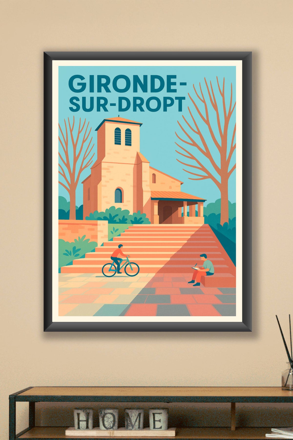 Affiche de Gironde-sur-Dropt - Charme et Sérénité au Cœur de la Dordogne