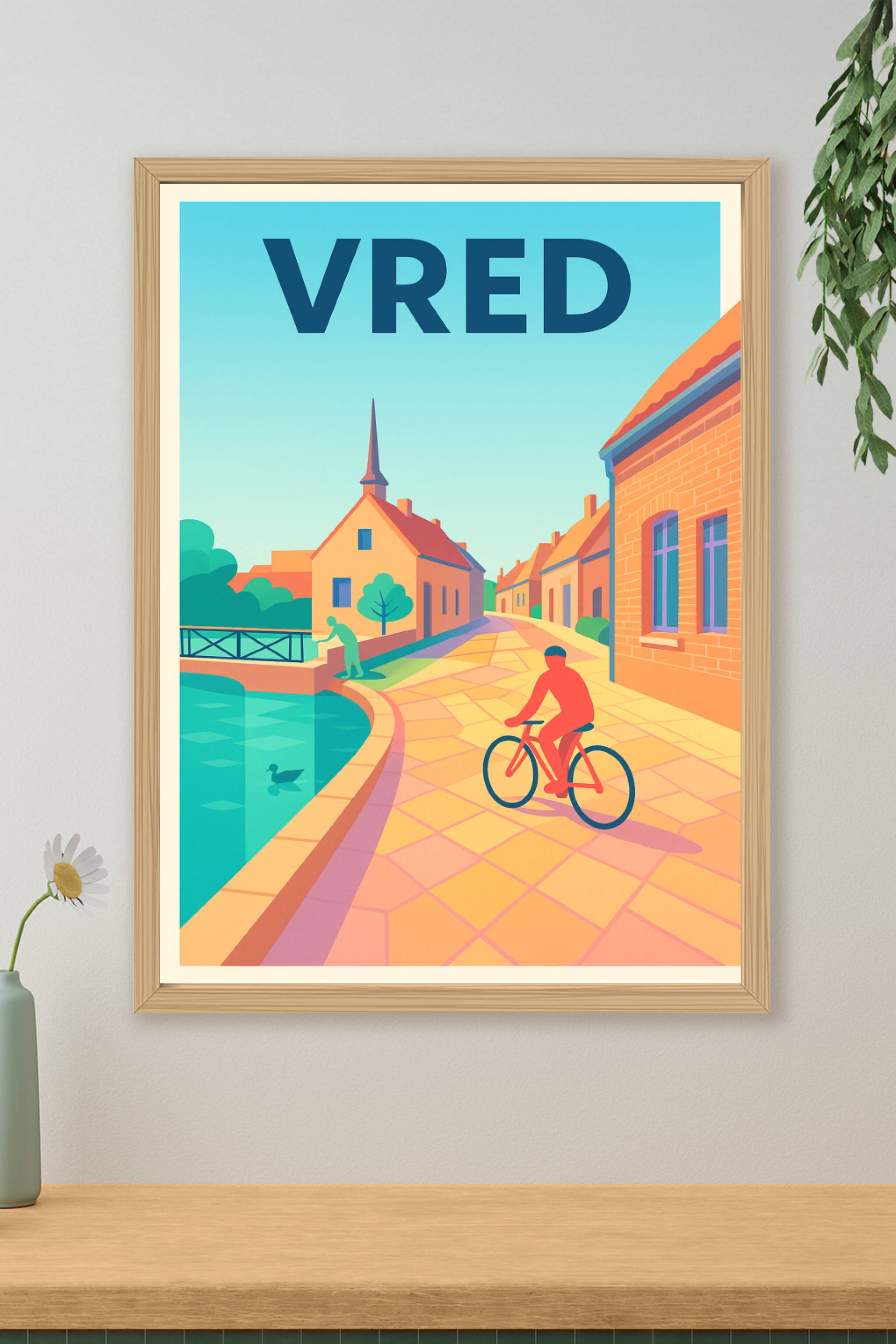 Affiche de Vred - L'élégance paisible au bord de l'eau