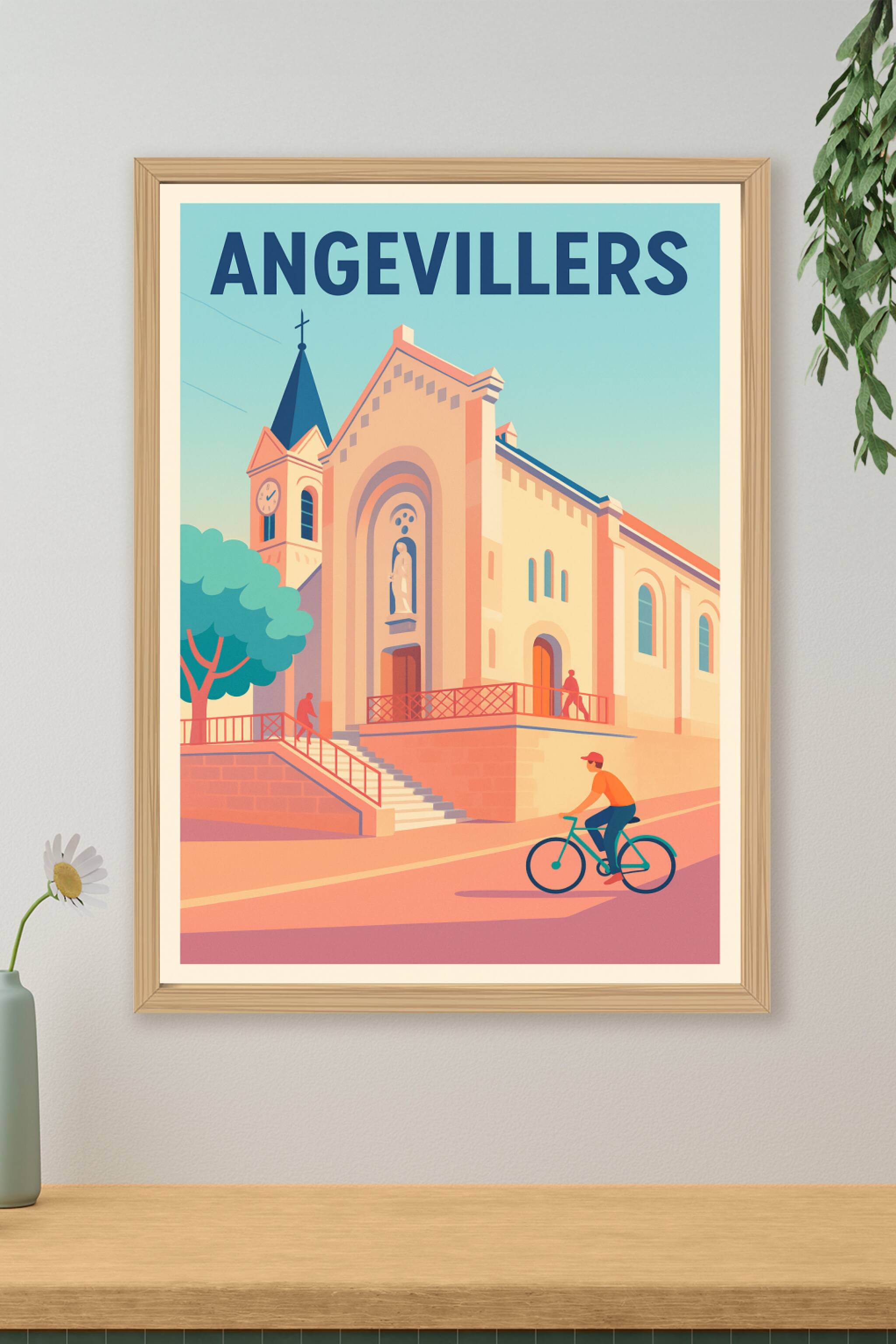 Affiche de Angevillers - Charme architectural et douceur de vivre
