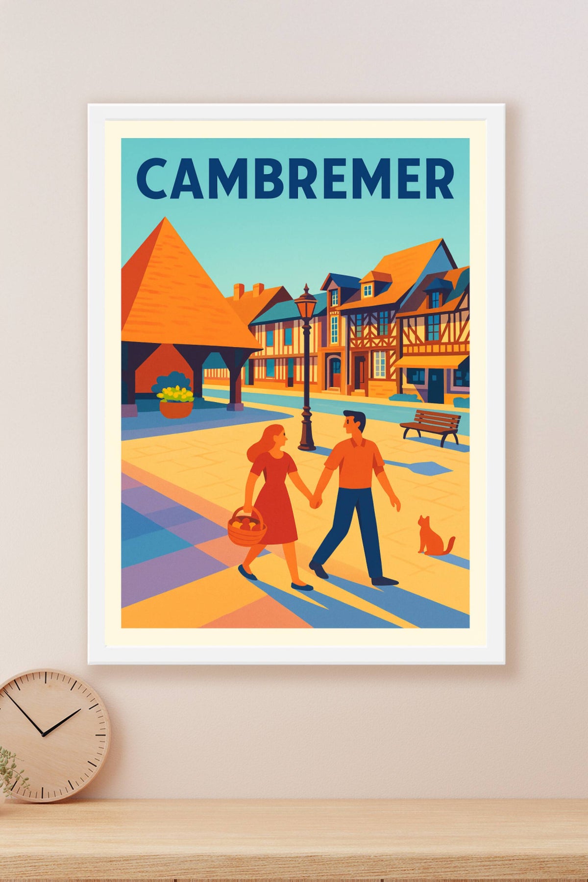 Affiche de Cambremer - Charme et douceur de vie normande