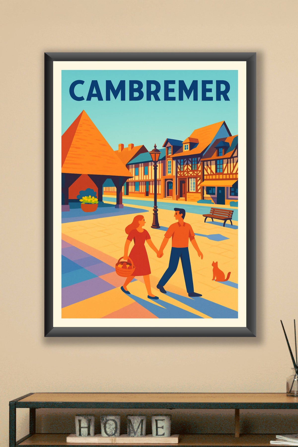 Affiche de Cambremer - Charme et douceur de vie normande